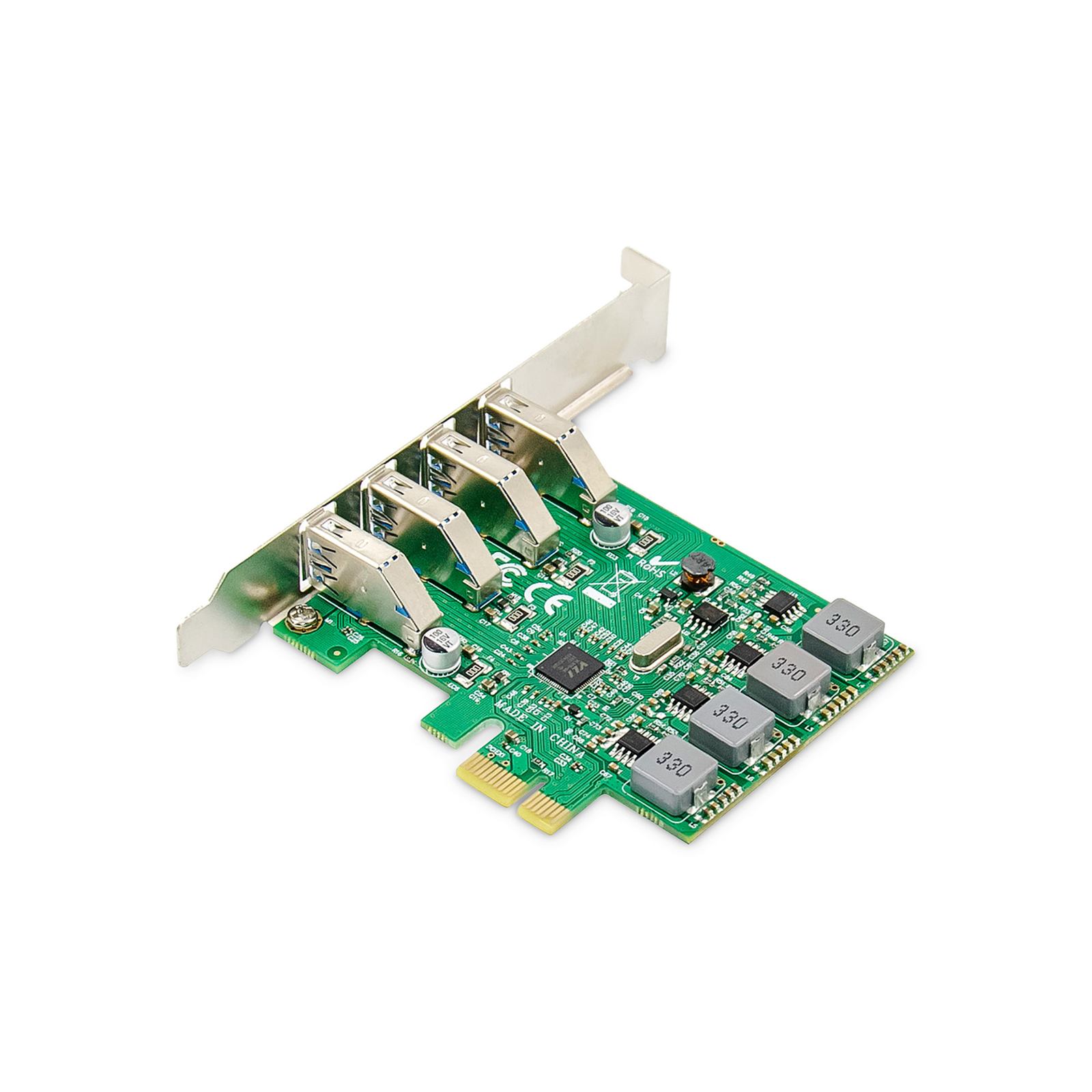DIGITUS 4-Port USB 3.0 PCI Express Add-On Card