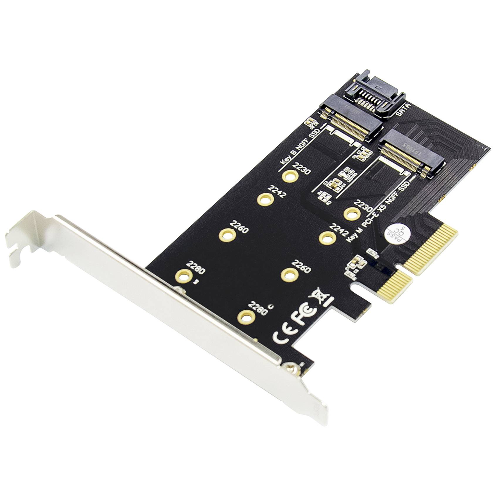 DIGITUS DS-33170 Interface Adapter M.2 2 Senderchannel M.2 Card PCIe 3.0 X4