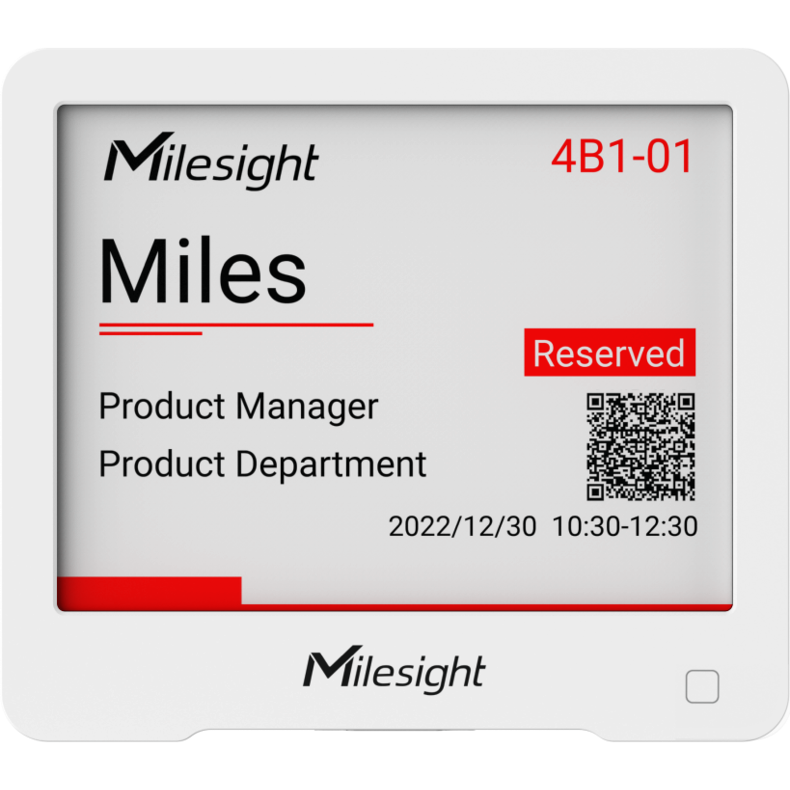 Milesight IoT LoRaWAN E-ink Display DS3604 4.2 Inch Black-white-red Colour Screen