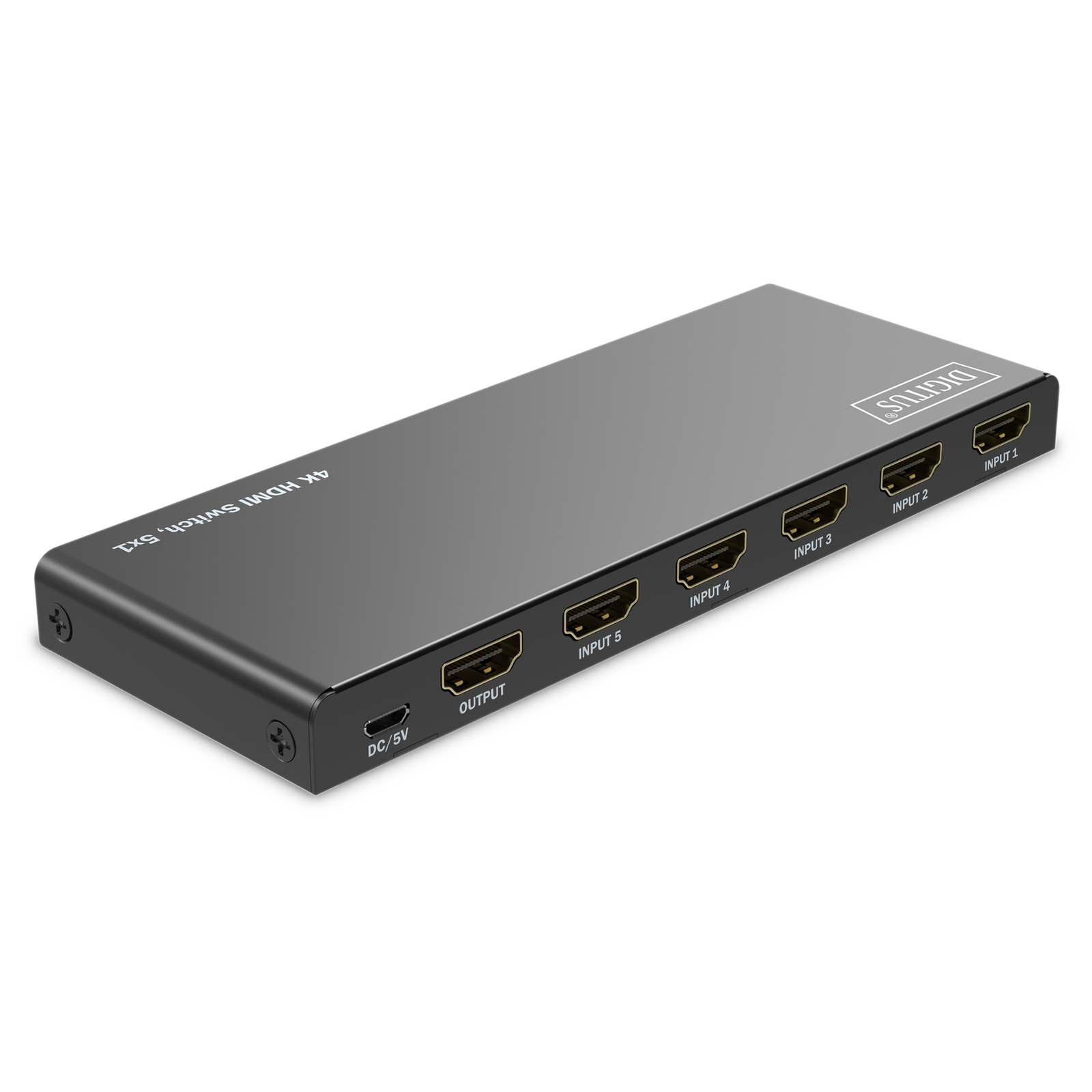 DIGITUS 5x1 HDMI Switch 4K/60Hz HDCP 23
