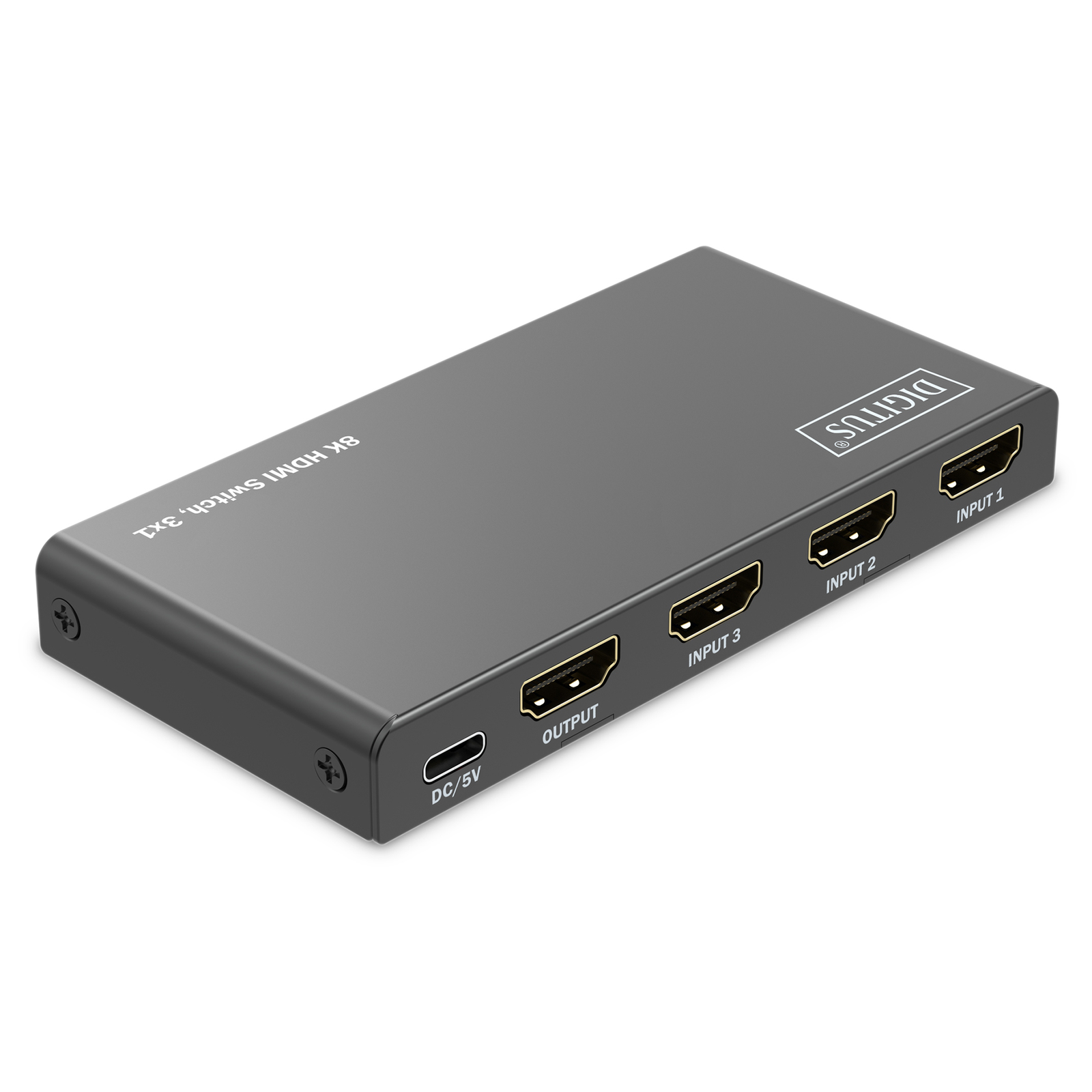 DIGITUS 3x1 HDMI Switch 8K/60Hz 444 HDR HDCP 23