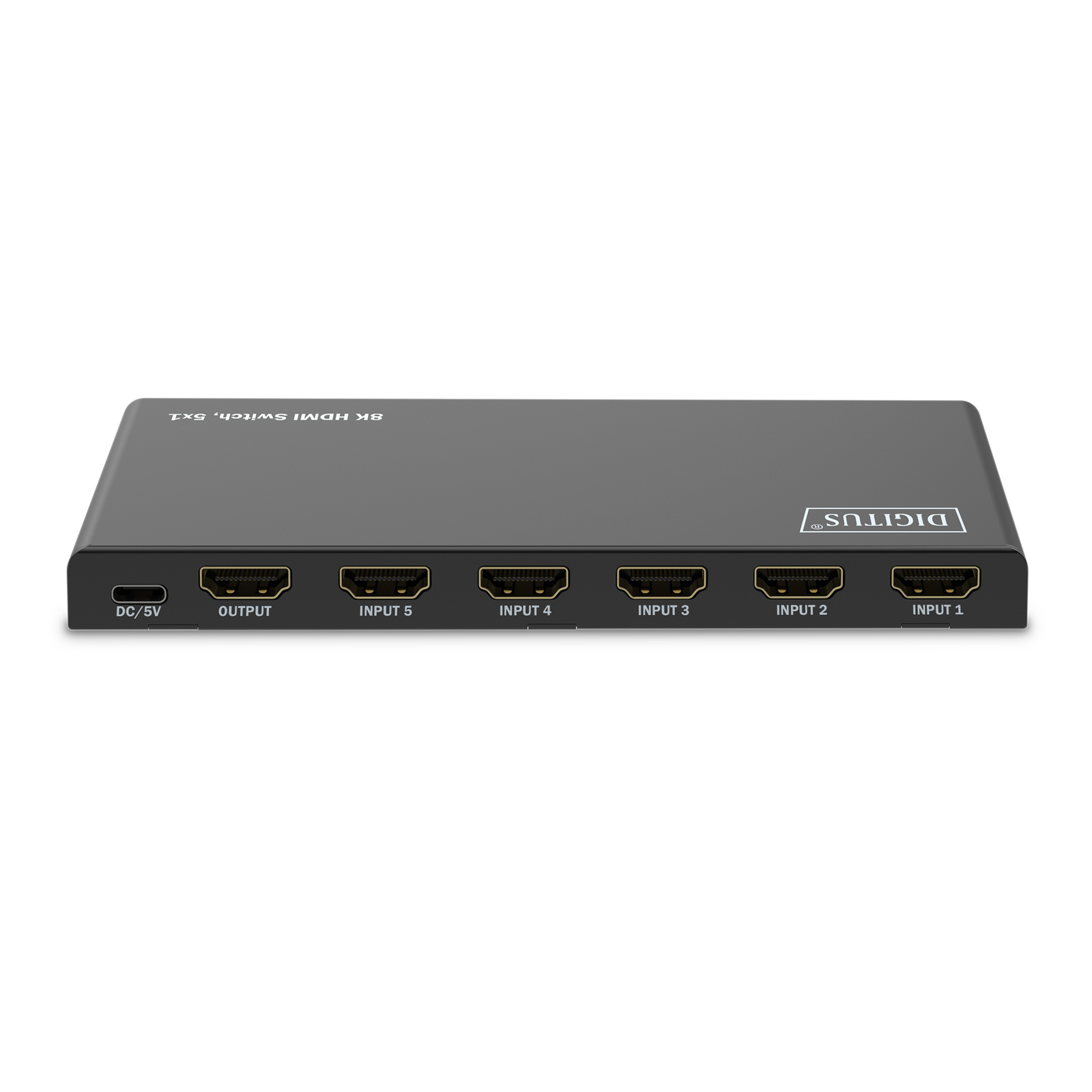 Digitus 8K HDMI 5x1 Switch/Switch 60Hz (444) HDR HDCP 23 Remote Control Black
