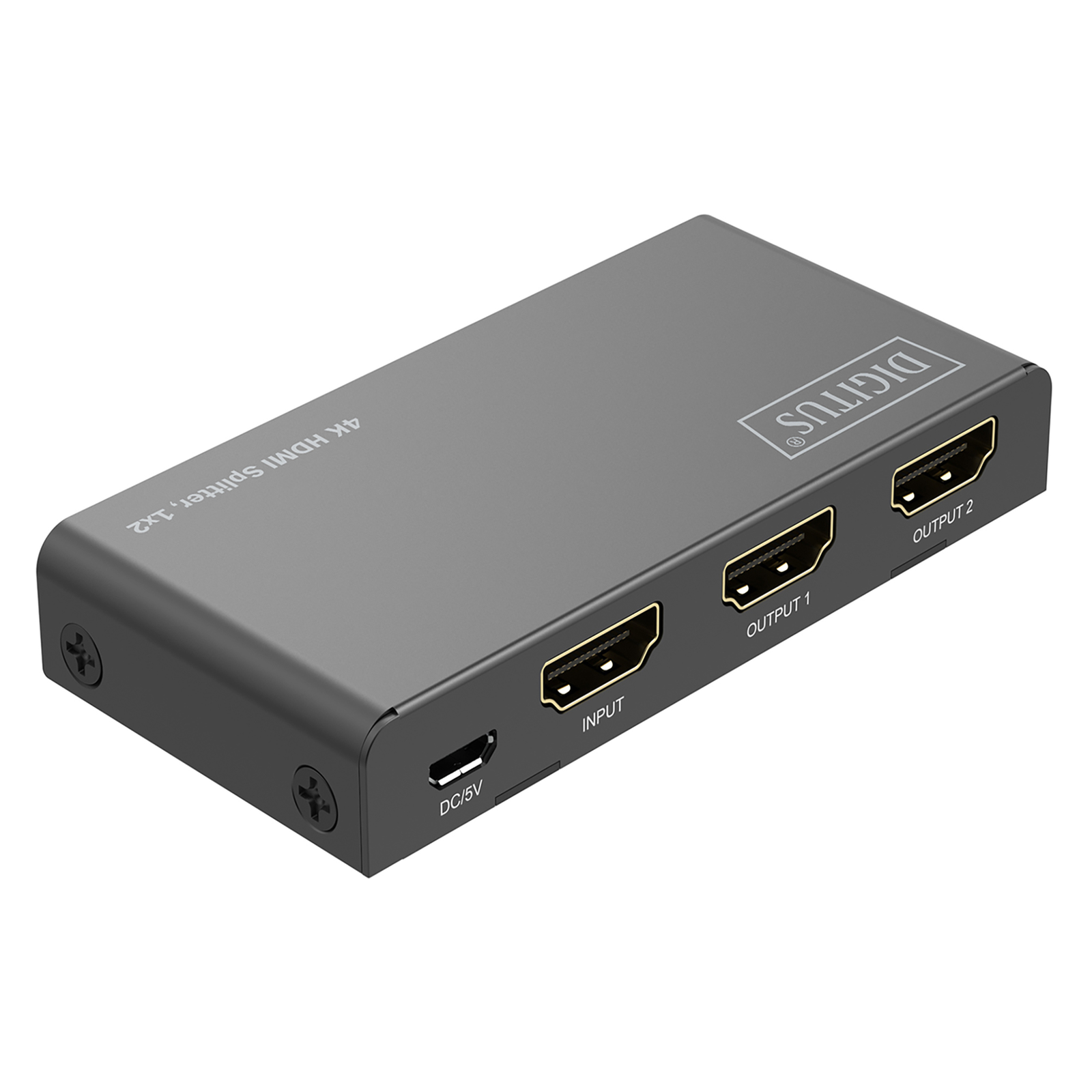 DIGITUS HDMI Splitter 1x2 4K60Hz HDCP 2.3 EDID Control