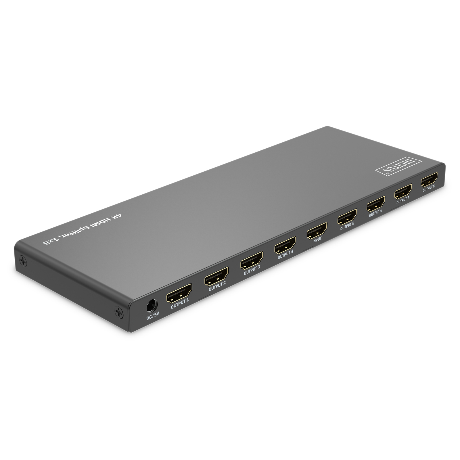 DIGITUS 1x8 HDMI Splitter 4K/60Hz HDCP 23 EDID Control