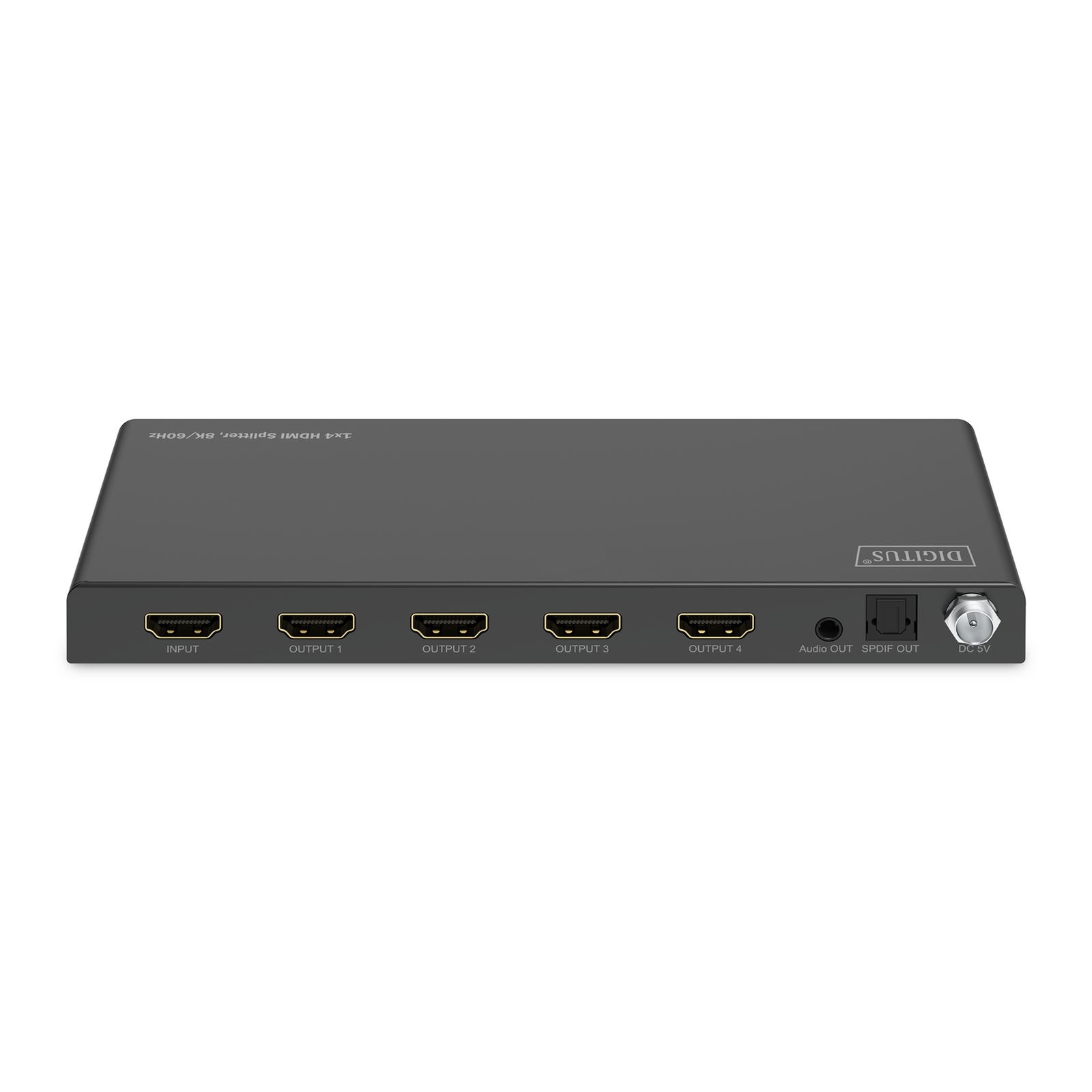 DIGITUS Splitter HDMI 1x4 8K60Hz Toslink,Stereo,EDID Contr.