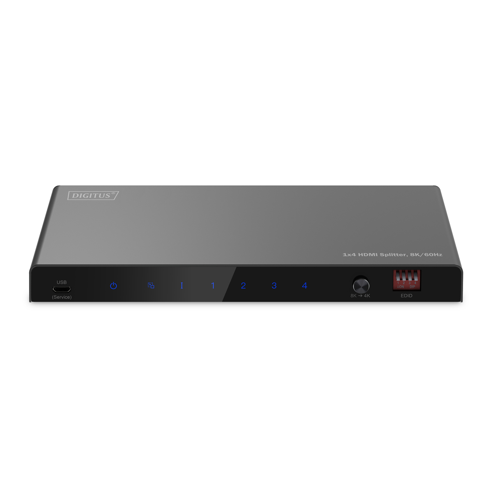 DIGITUS Splitter HDMI 1x4 8K60Hz Toslink,Stereo,EDID Contr.