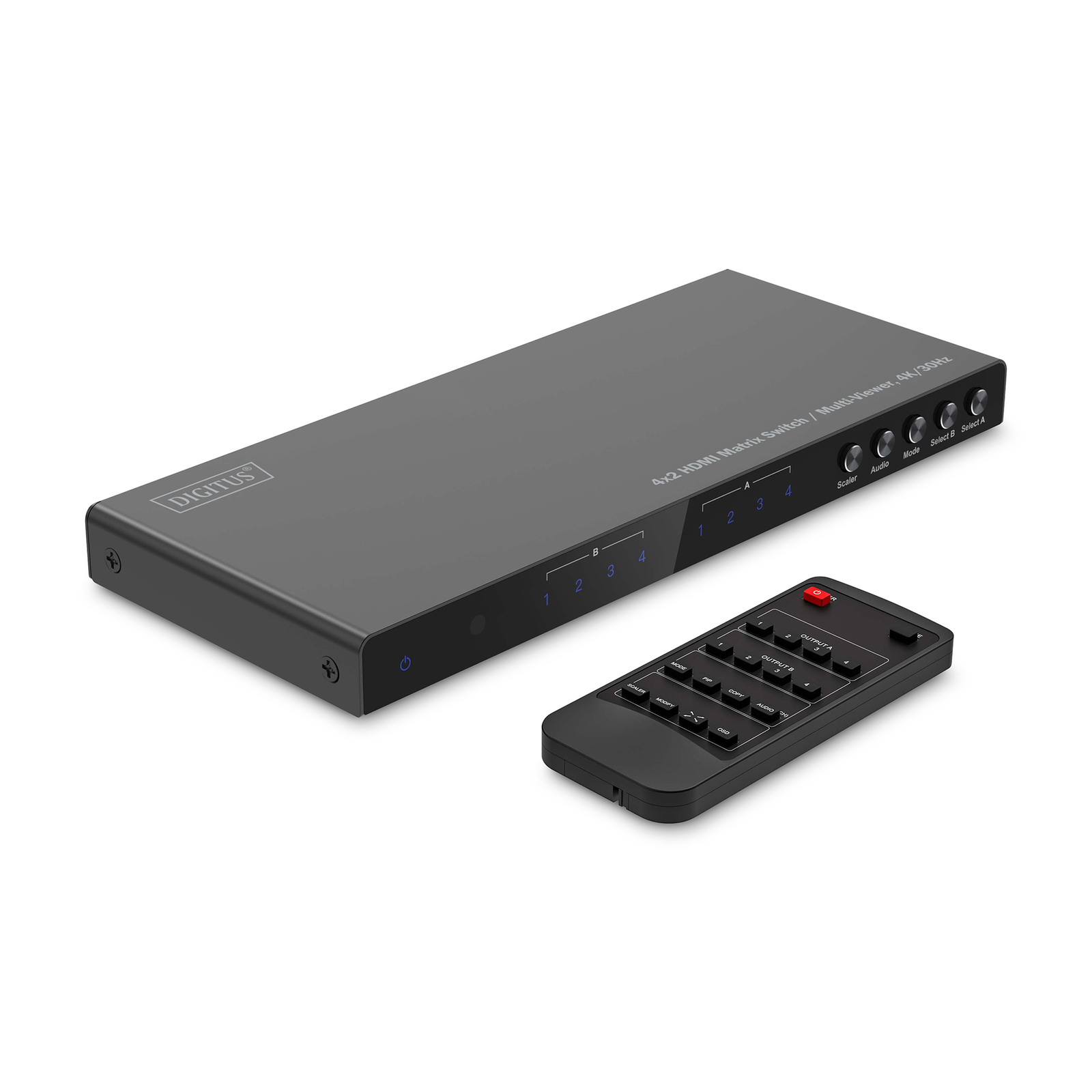 DIGITUS HDMI Matrix Switch 4K30Hz 4x2