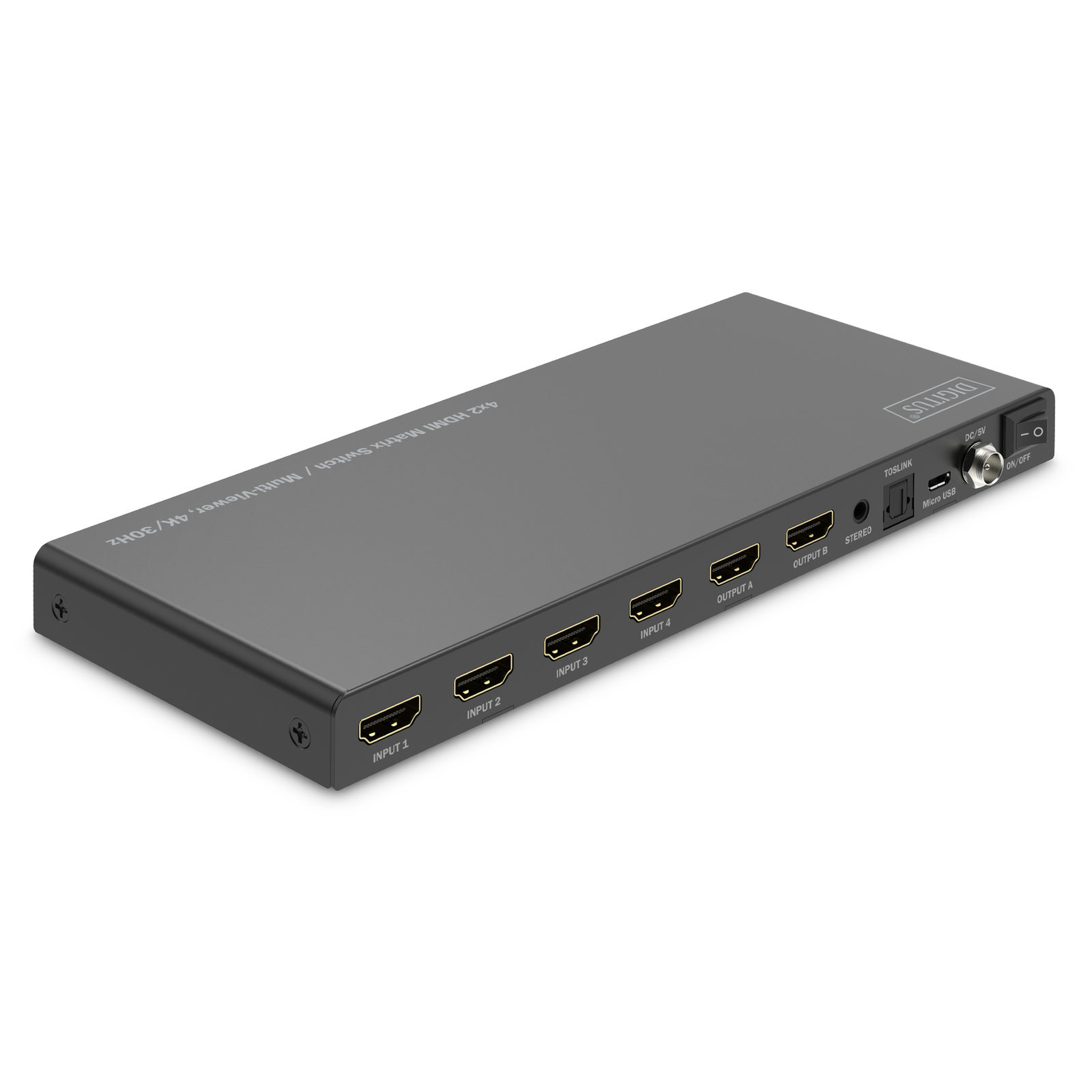DIGITUS HDMI Matrix Switch 4K30Hz 4x2