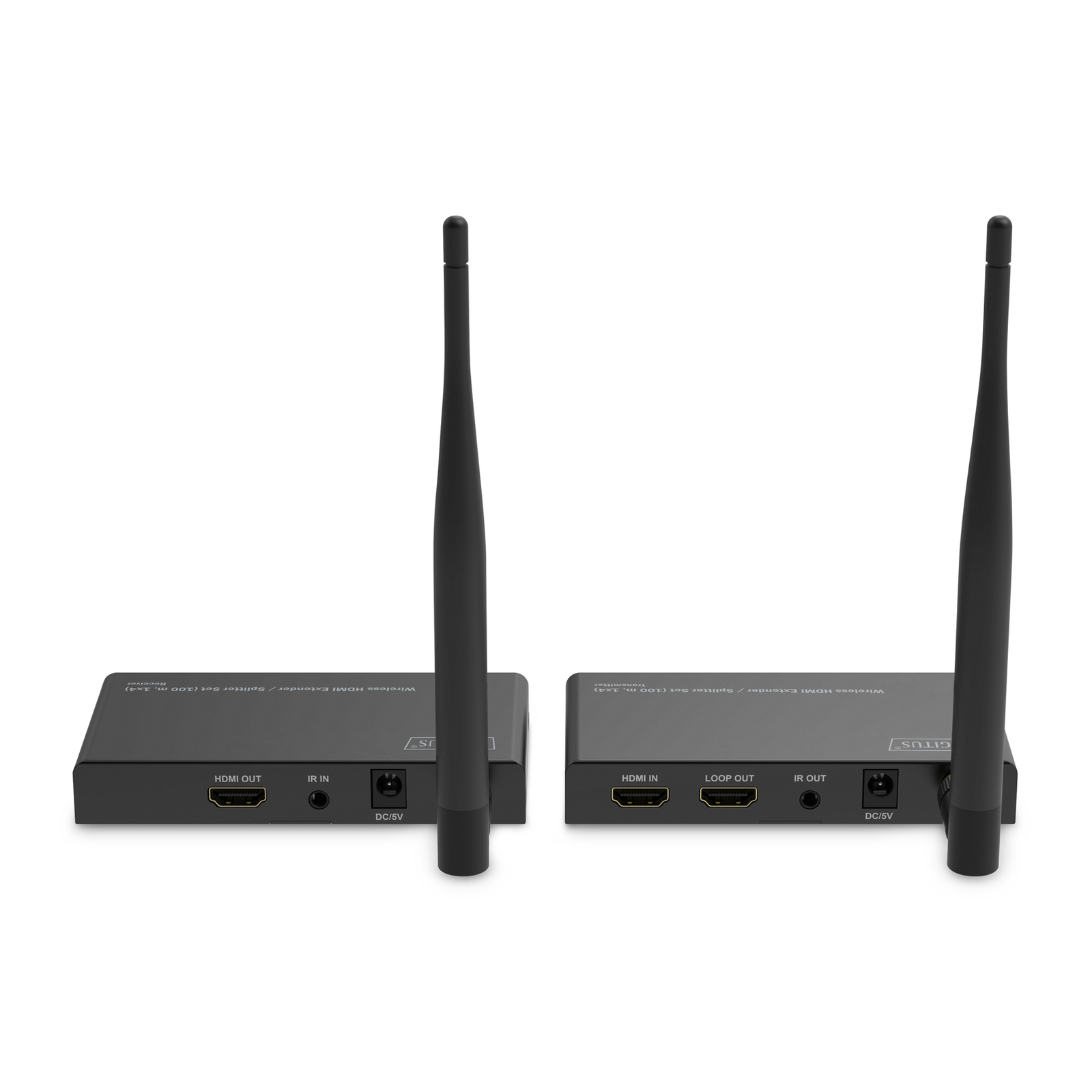 DIGITUS Wireless HDMI ExtenderSplitter Set 100m,1x4,Full HD