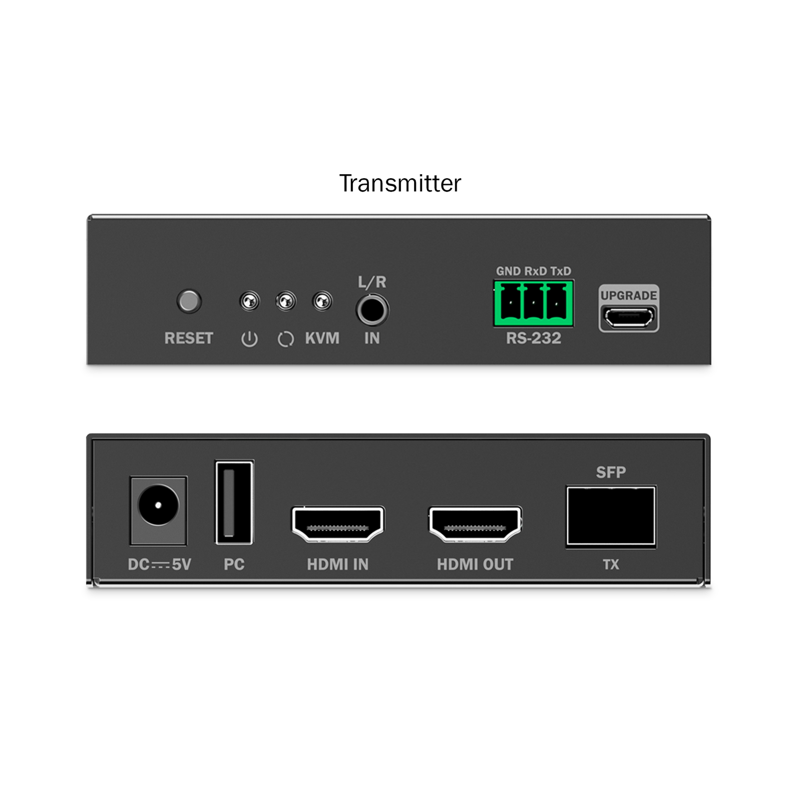 DIGITUS HDMI Fibre KVM IP Extender Set 4K/60Hz Cable/adapter Set Digital/display/video