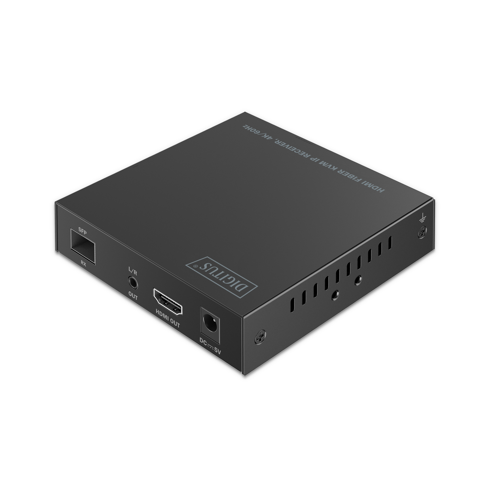 DIGITUS HDMI Fibre KVM IP Receiver 4K/60Hz Cable Digital/display/video