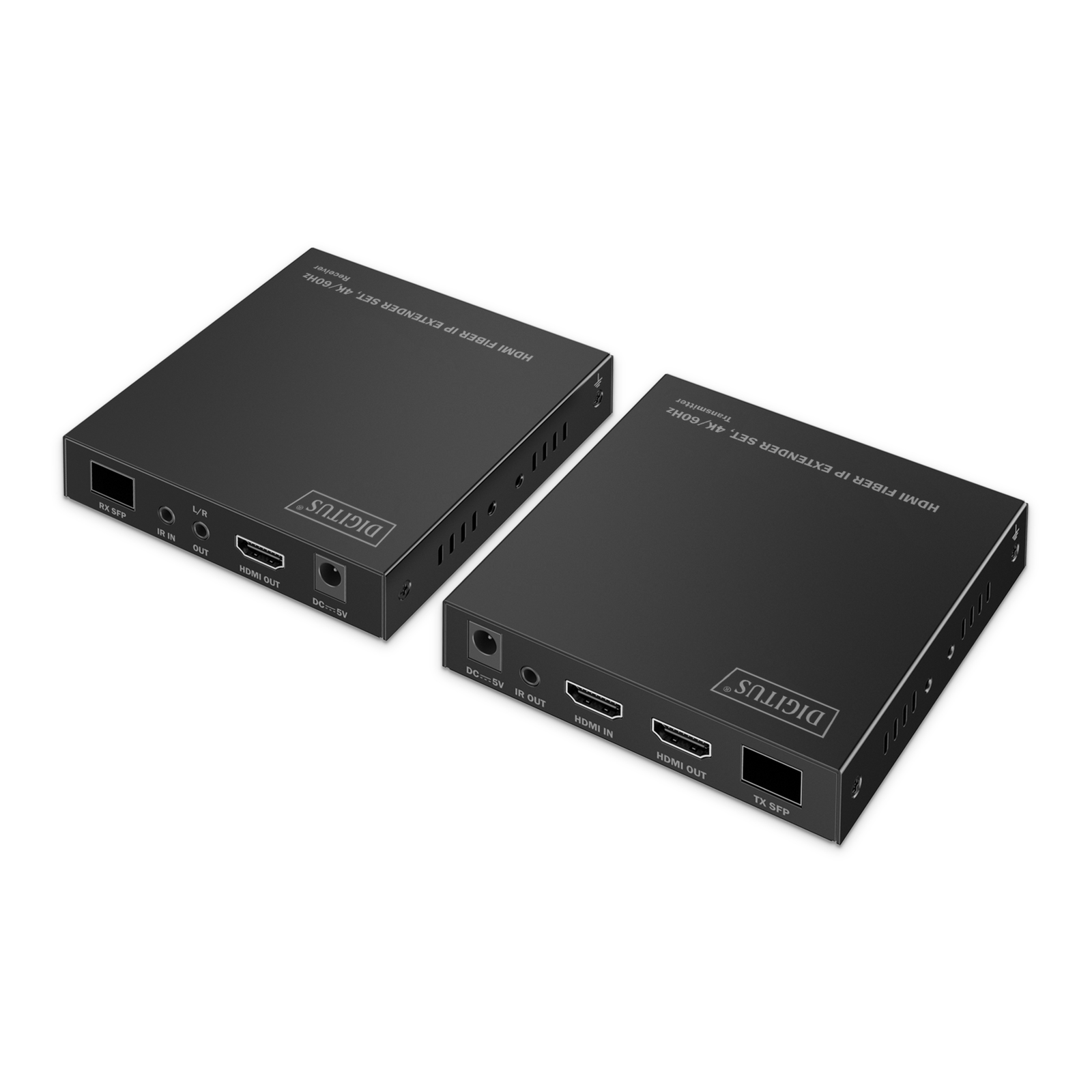 DIGITUS HDMI Fibre Extender Set 4K/60Hz Cable/adapter Set Digital/display/video