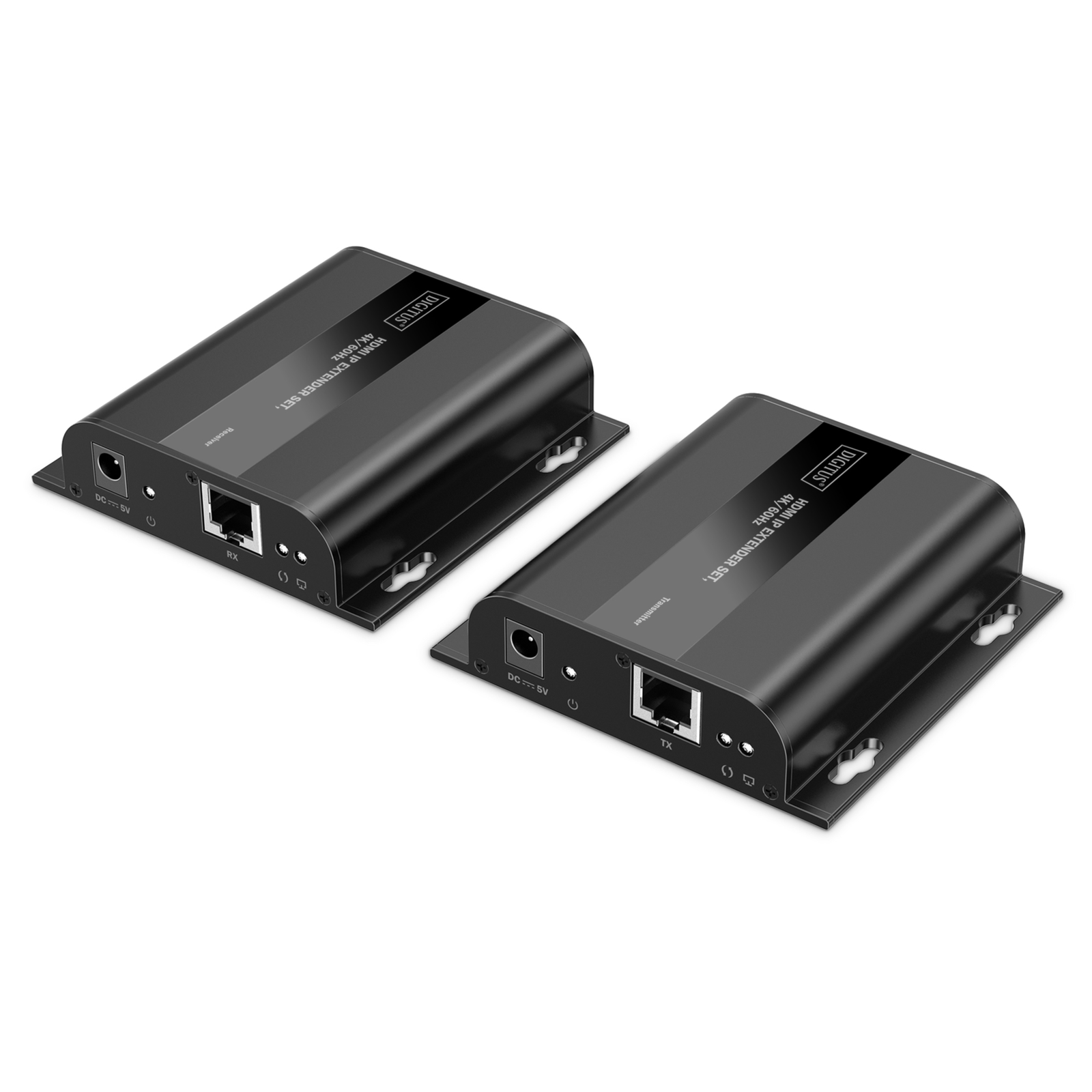 DIGITUS HDMI IP Extender Set 4K/60Hz Cable/Adapter Set Digital/Display/Video