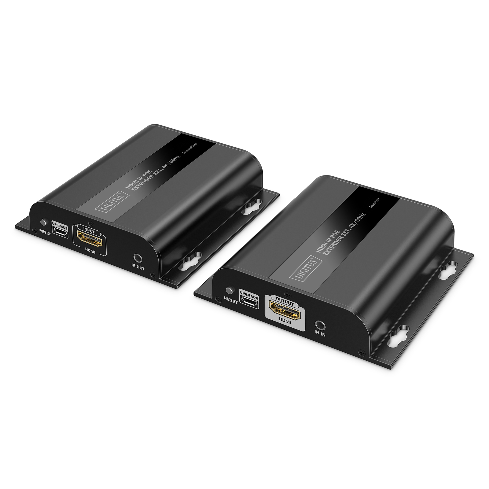 DIGITUS HDMI IP Extender Set 4K/60Hz Cable/Adapter Set Digital/Display/Video