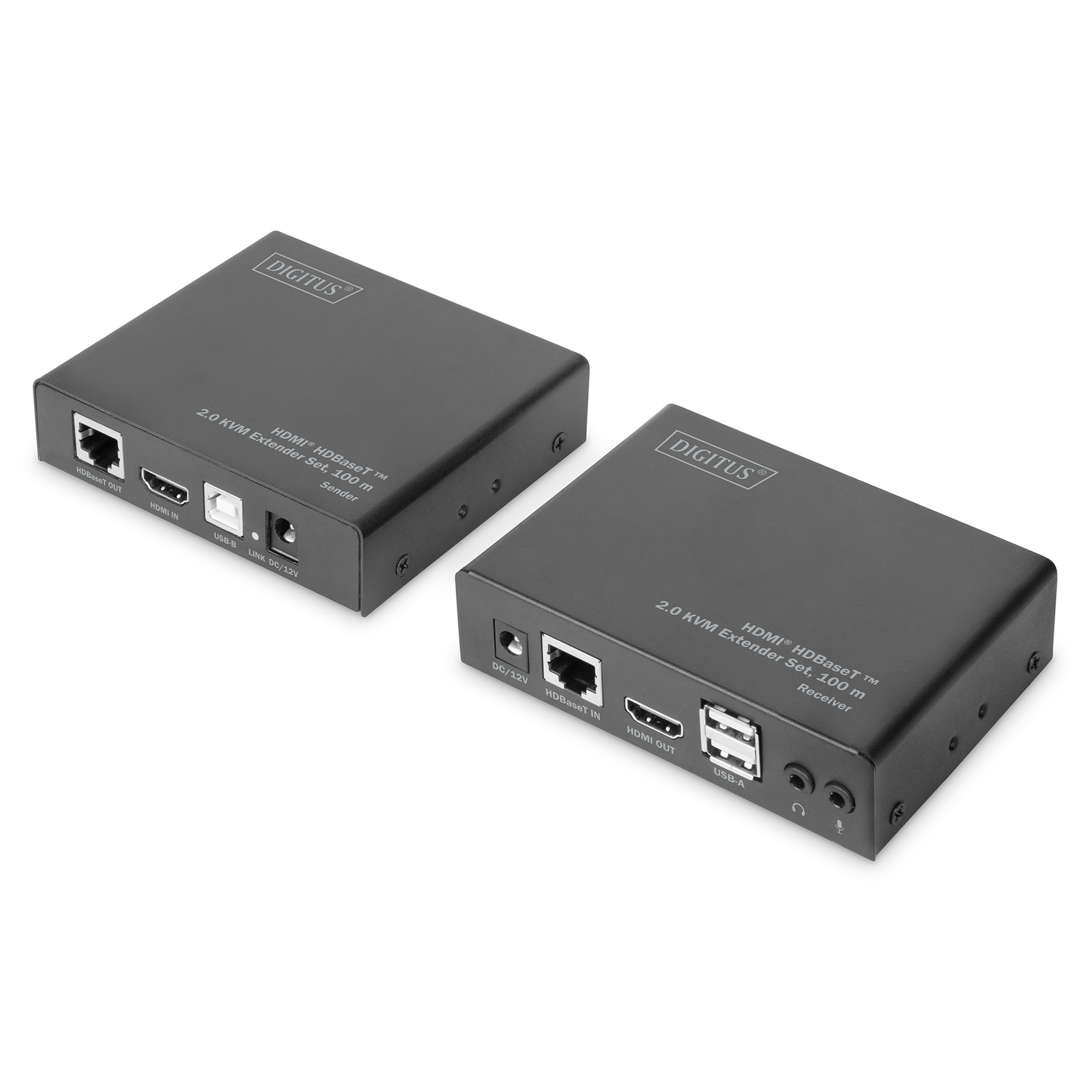 Digitus HDMI HDBaseT 2.0 KVM Extender Set 100 M