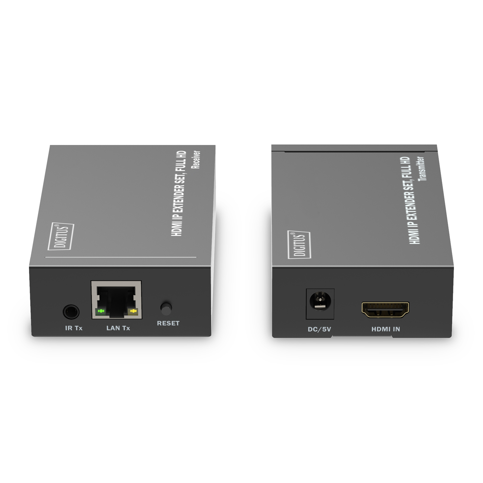 Digitus HDMI IP Extender Set HDMI 120m Full HD Black