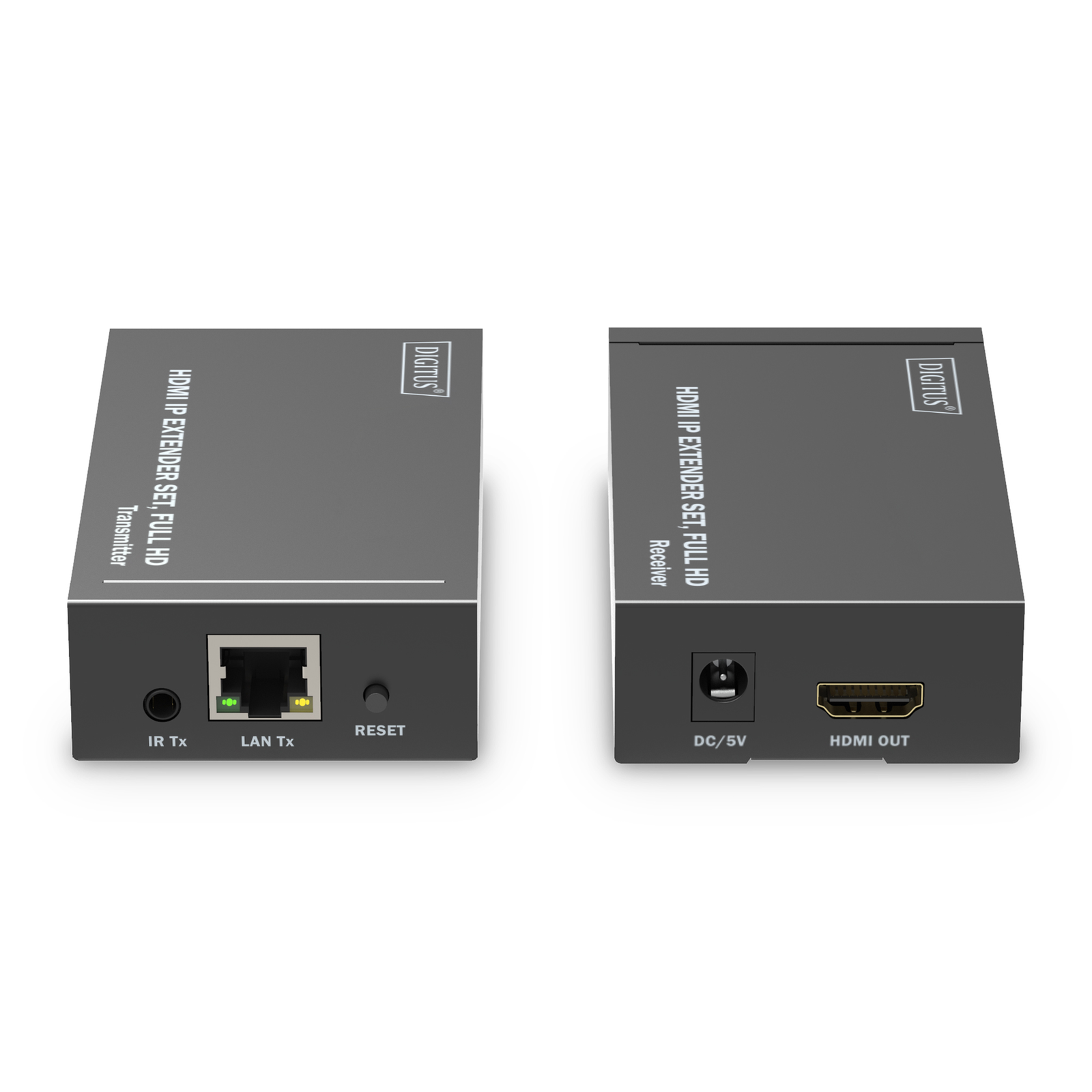 Digitus HDMI IP Extender Set HDMI 120m Full HD Black