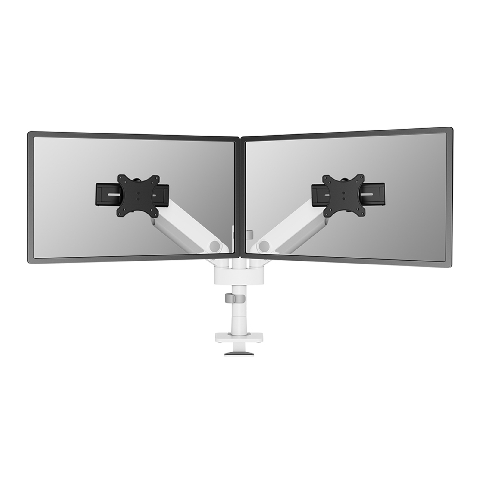 Neomounts S Table Mount Duo 100x100 11kg-24-34inch-white-fully Movable