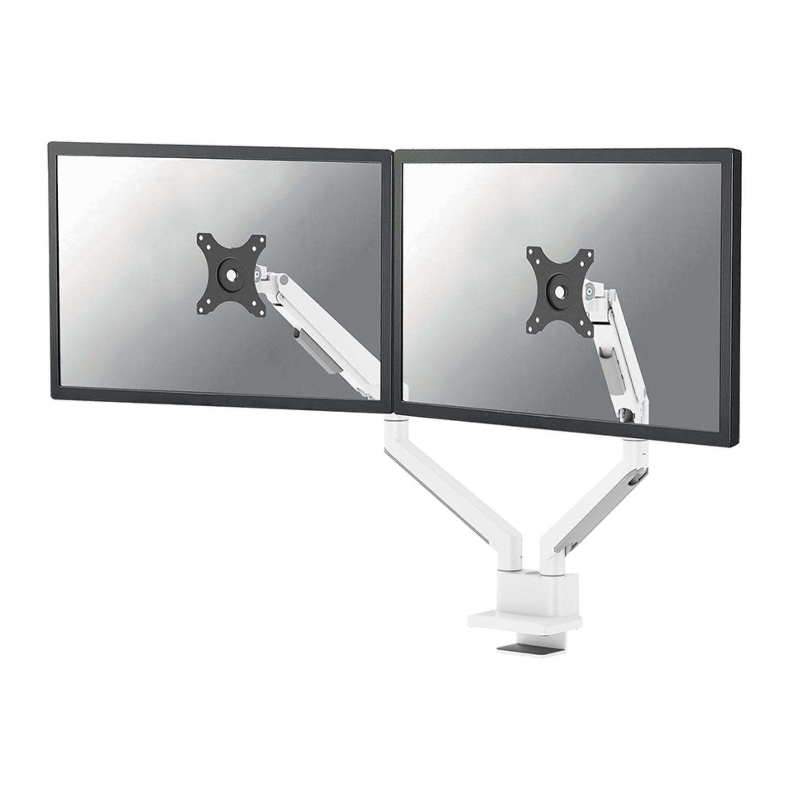 Neomounts S Table Mount Duo 100x100 9kg-17-32inch-white-fully Movable