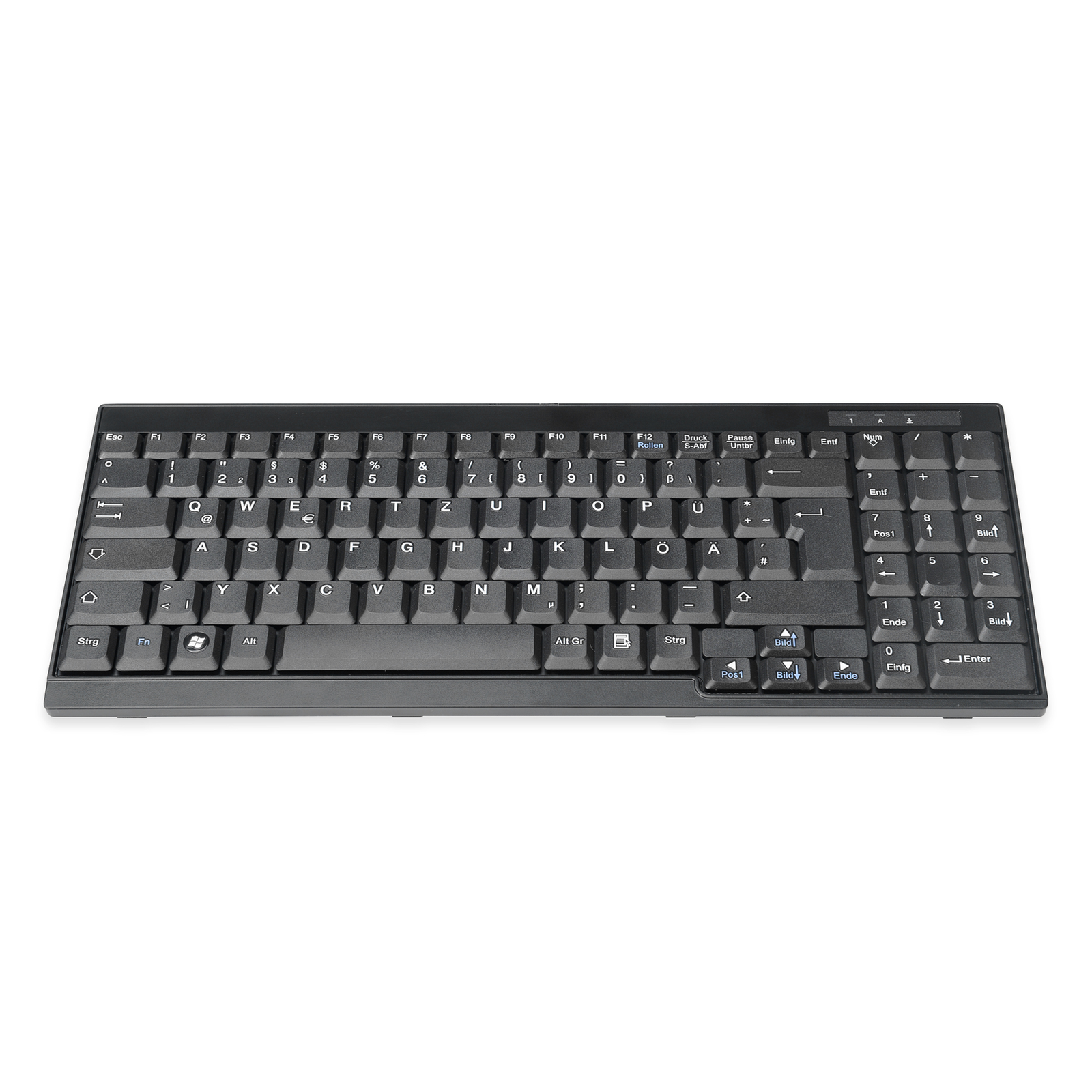 Digitus Keyboard for TFT Consoles German Layout Black