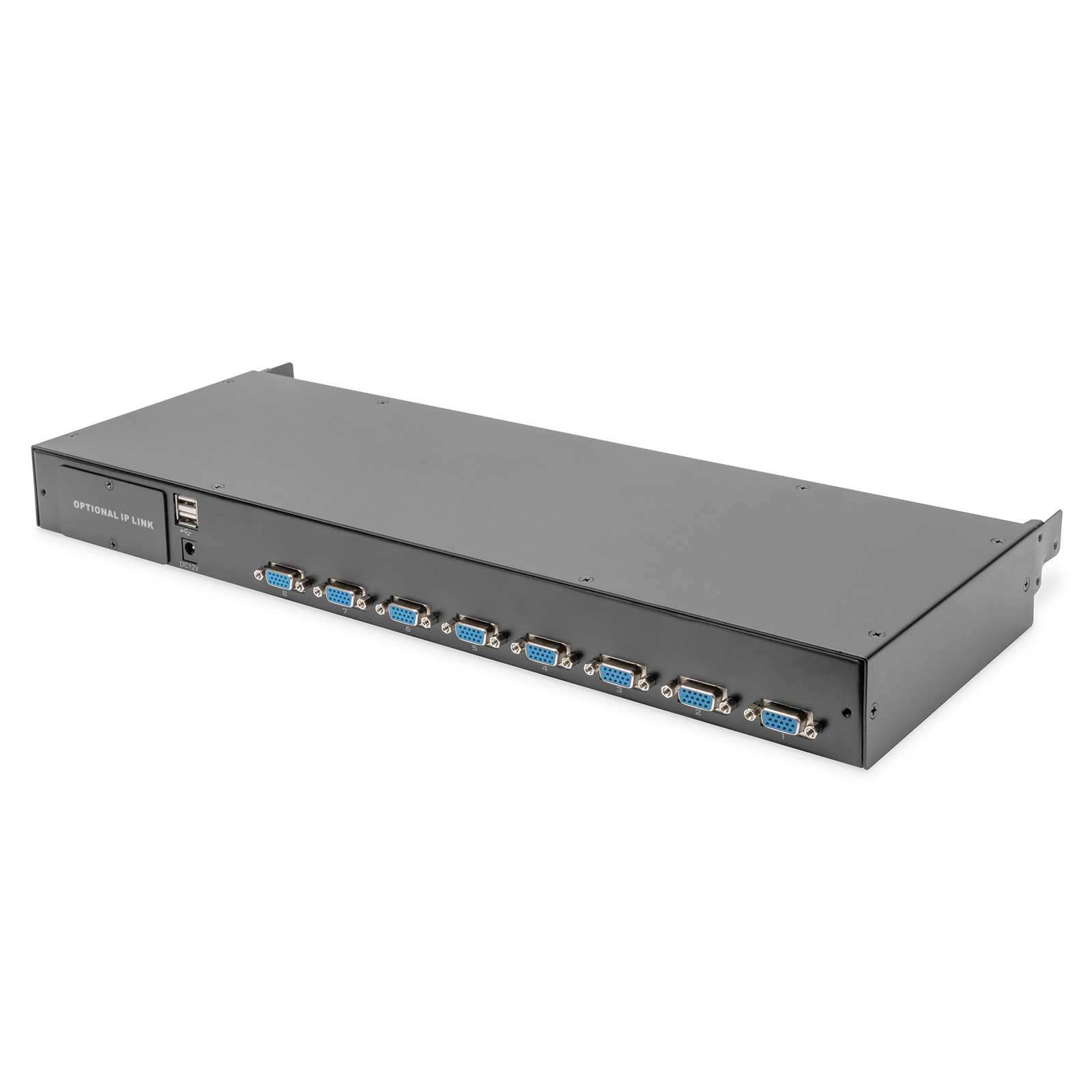 Digitus KVM Switch 8Port 1U Modularised KVM Console