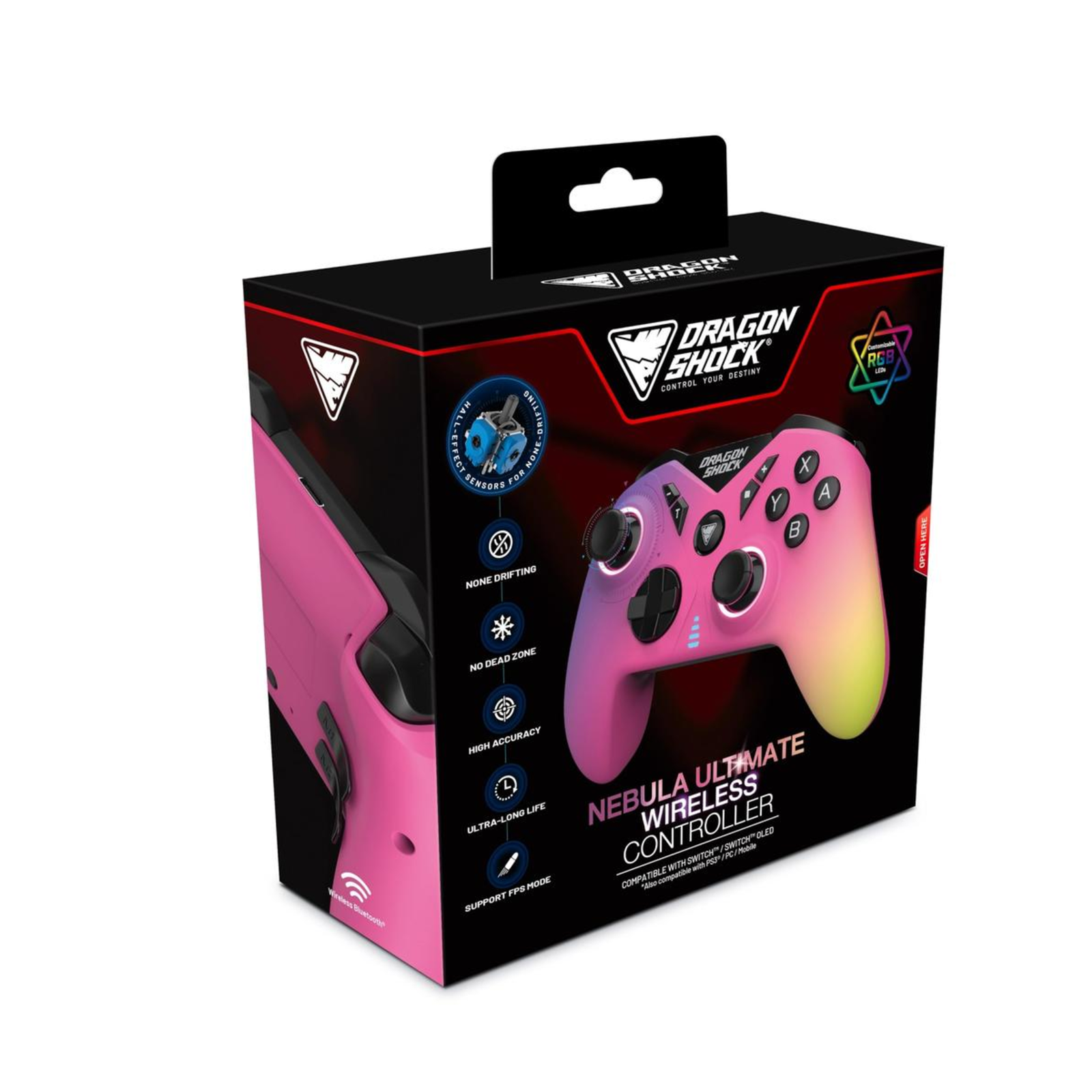 DragonShock Controller Nebula Pro Wireless Candy Ulti.Switch