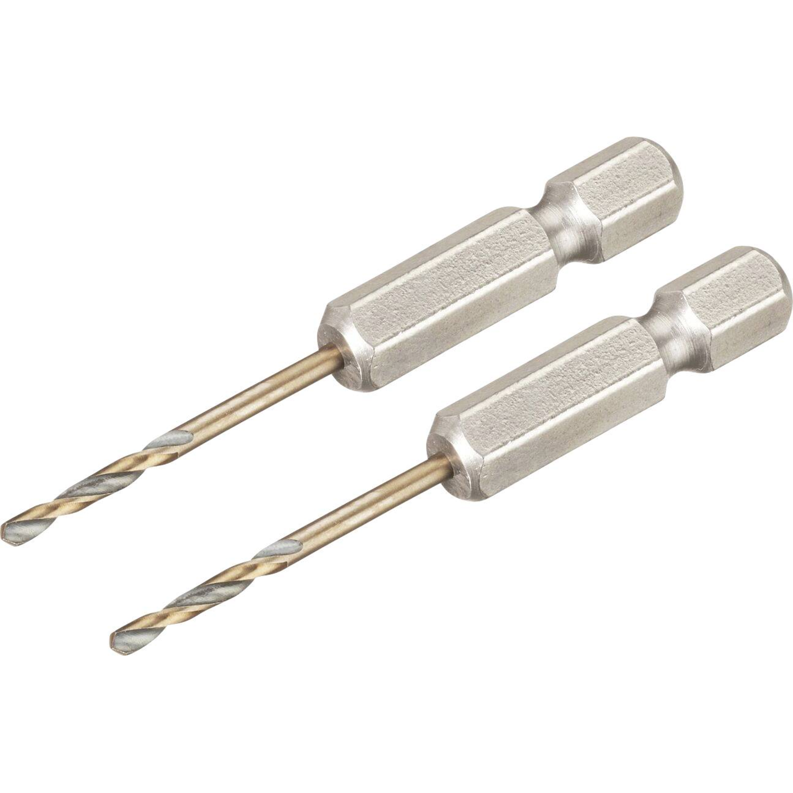 DEWALT HSS-G Metal Twist Drill Bits 2 Pieces 2mm Total Length 55mm Corrosion-predected Hexagon