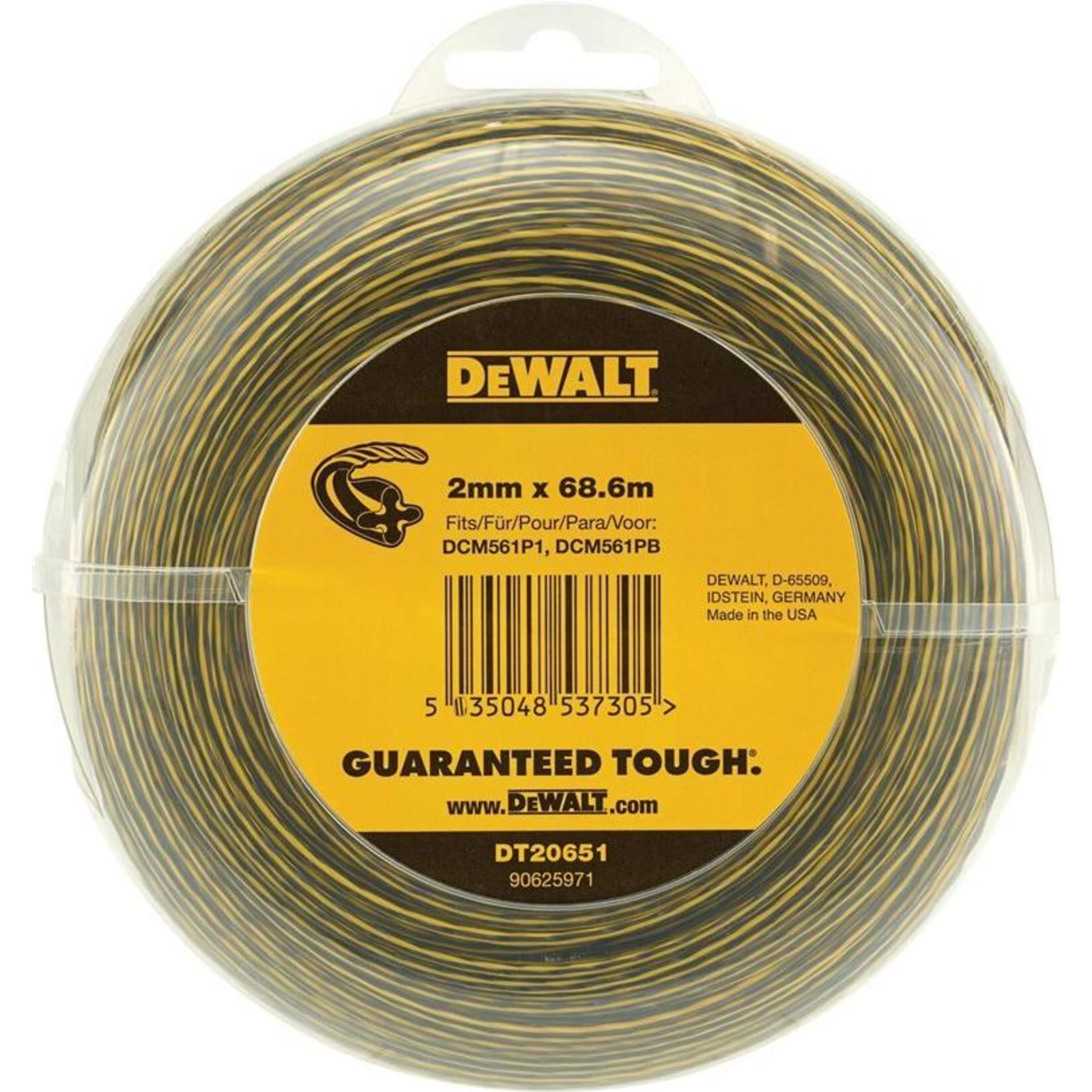 DeWalt DT20651 Lawn Trimmer Line 2mm Length