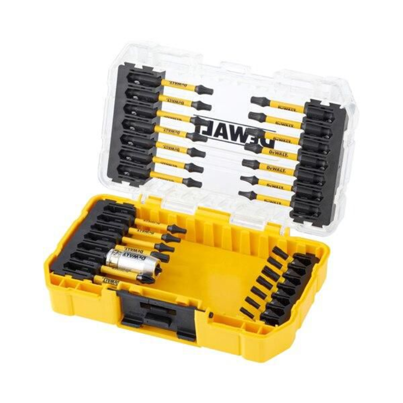 DeWalt EXTREME FLEXTORQ Screwdriver Bit Set DT70734T 29-piece Yellow Incl. Magnetic Bit Ring