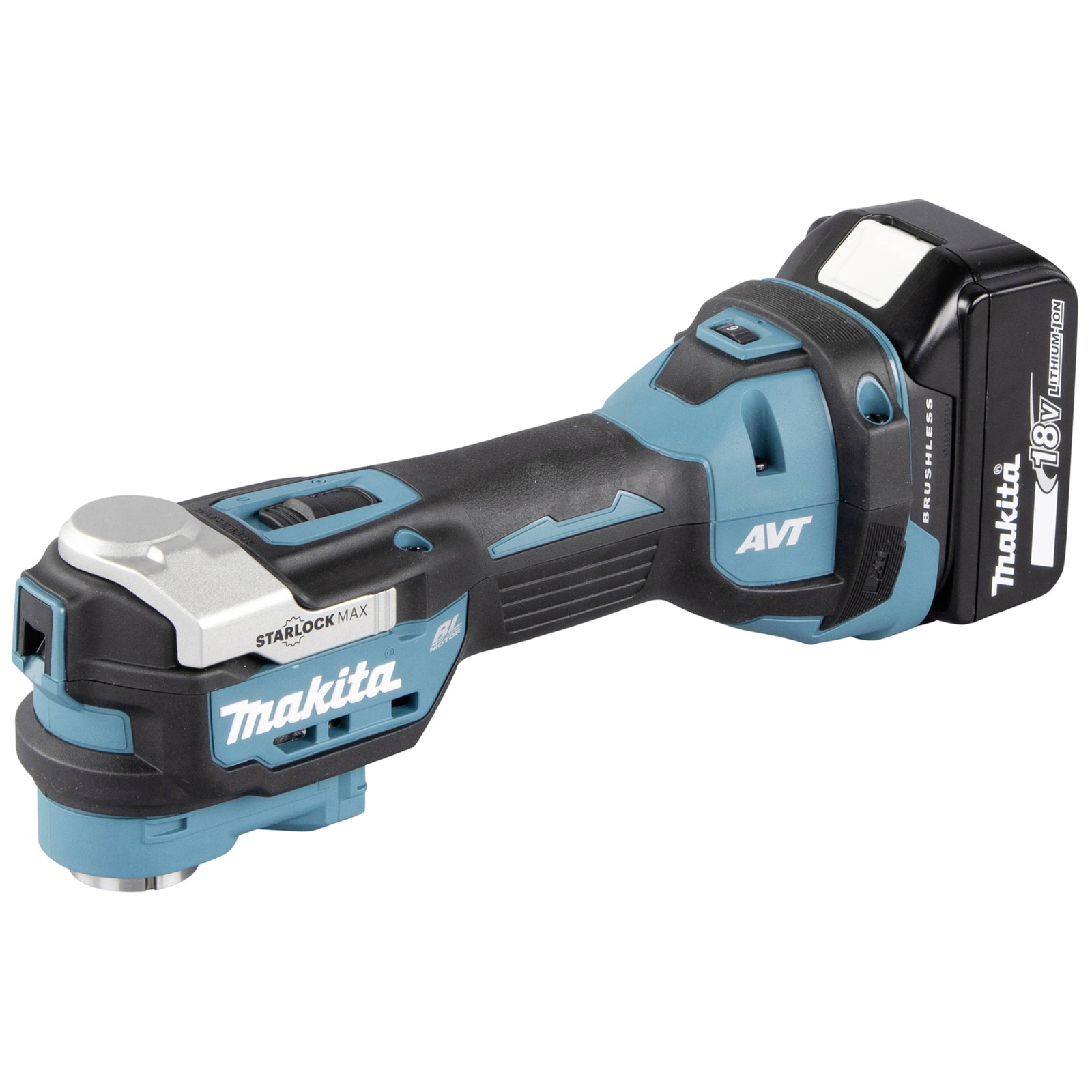Makita Cordless Multifunction Tool DTM52T1JX2 18 Volt Blue Black Li-ion Battery 5.0 Ah MAKPAC