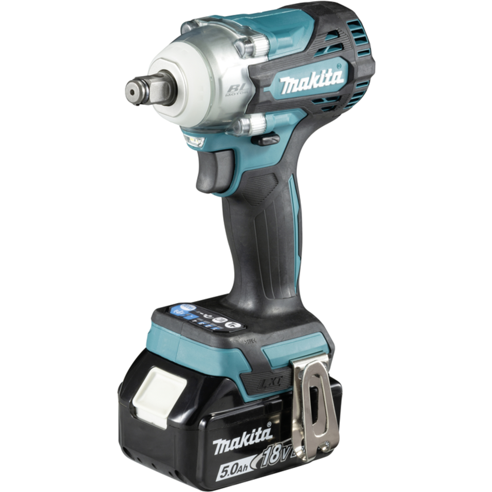 Makita DTW300RTJ Cordless Impact Wrench 18 Volt Blue/black