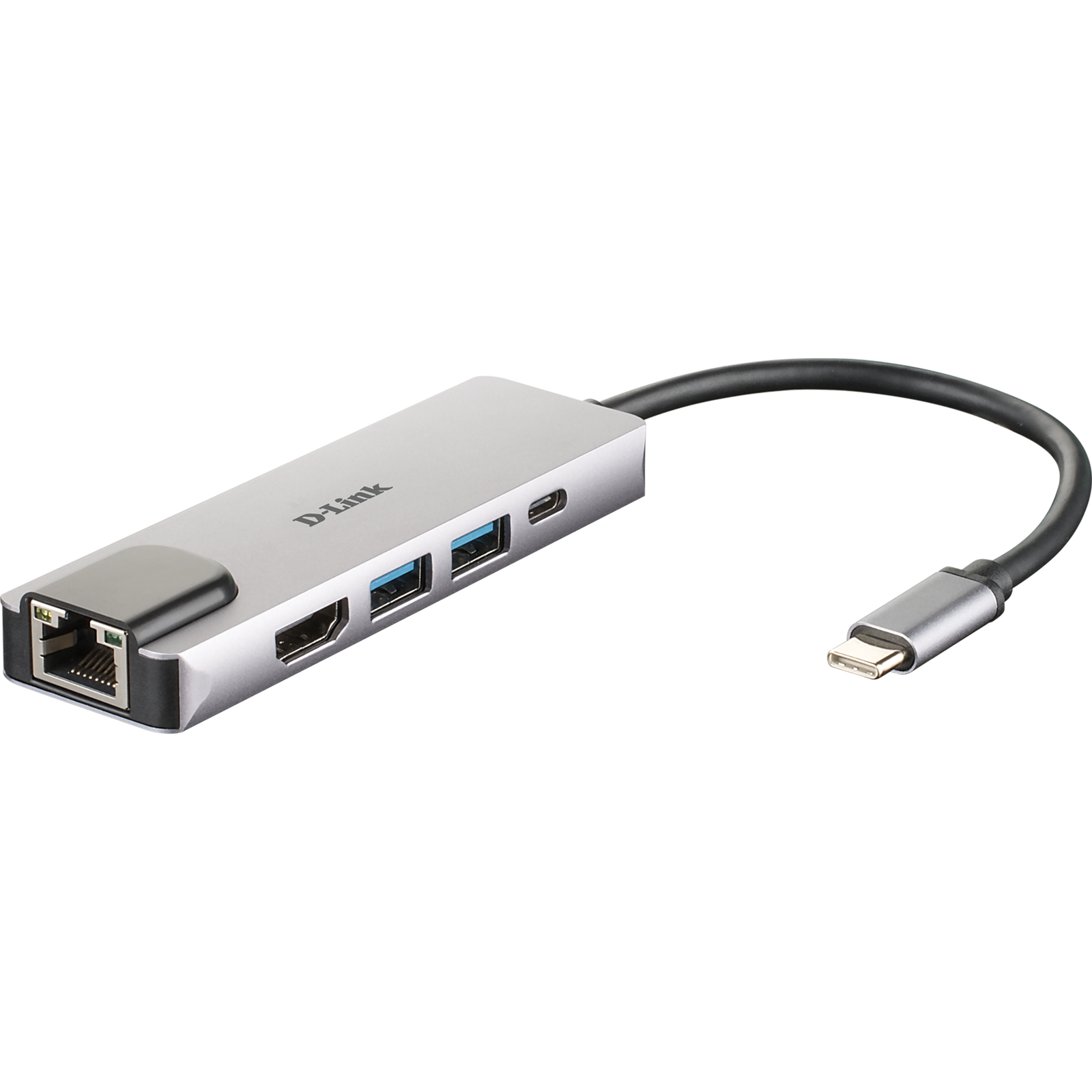 D-Link DUB-M520 5-in-1 USB-C Hub with HDMI USB-PD GBE