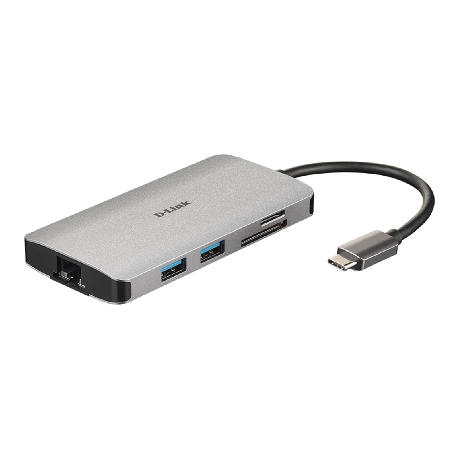 D-Link Dockingstation 8-In-1 USB-C Hub DUB-M810 USB 3.0 HDMI USB-Typ C/Thunderbolt