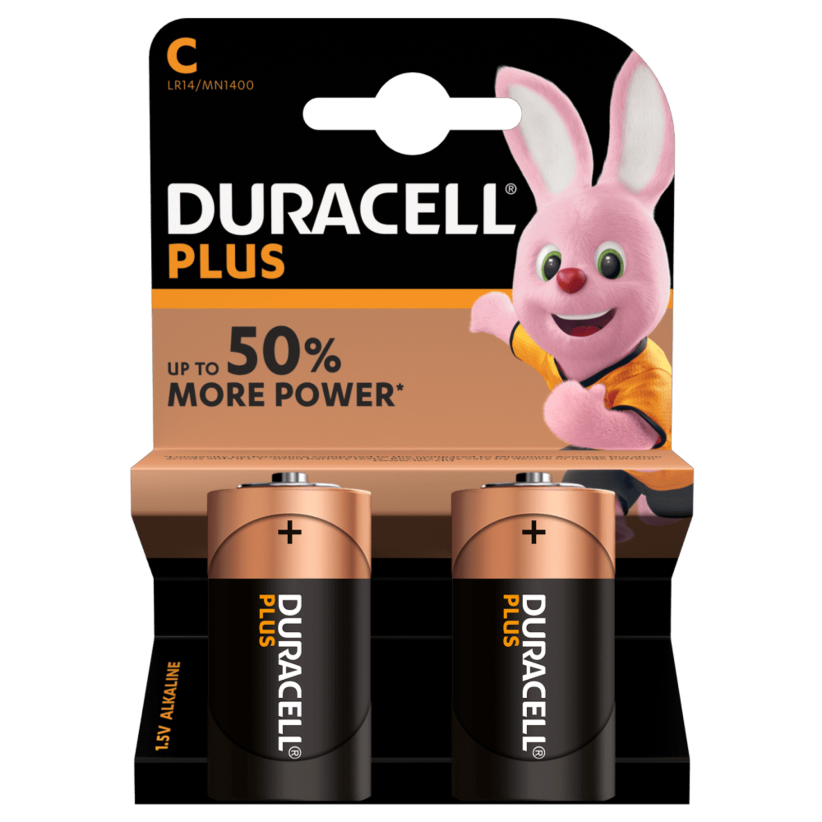Duracell Plus Power MN1400 Battery 2 X C