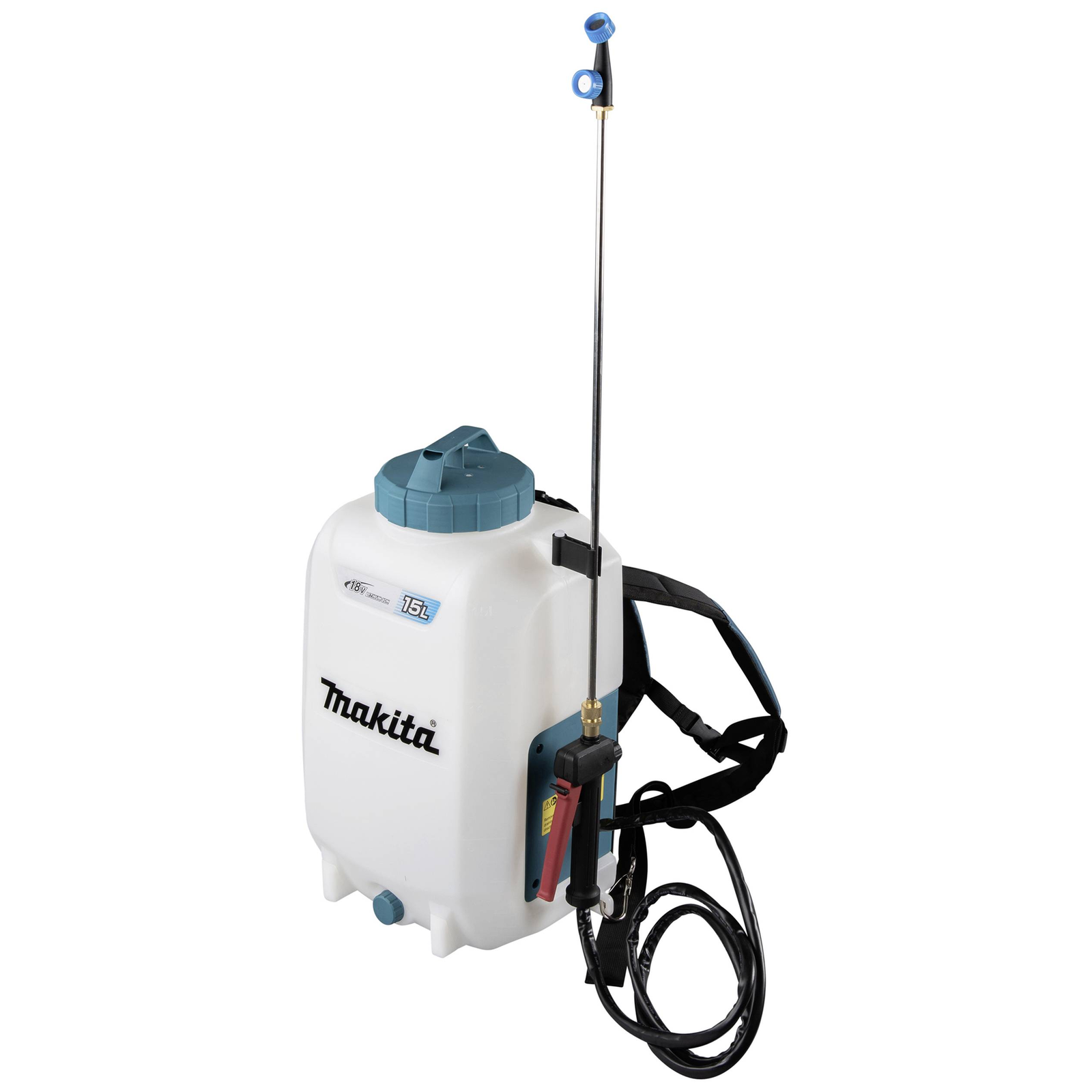 Makita DUS158Z Backpack Garden Sprayer 15 L Blue White 5 Bar Outdoor 325mm