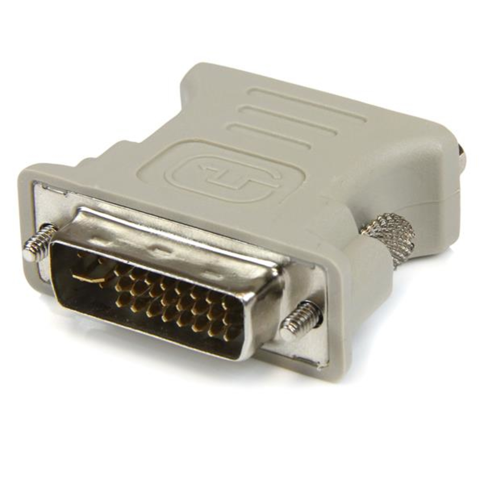 StarTech.com VGA to DVI Monitor Adapter M/F Grey VGA HD15 to DVI-I Coupler VGA Adapter DVI-I (M)