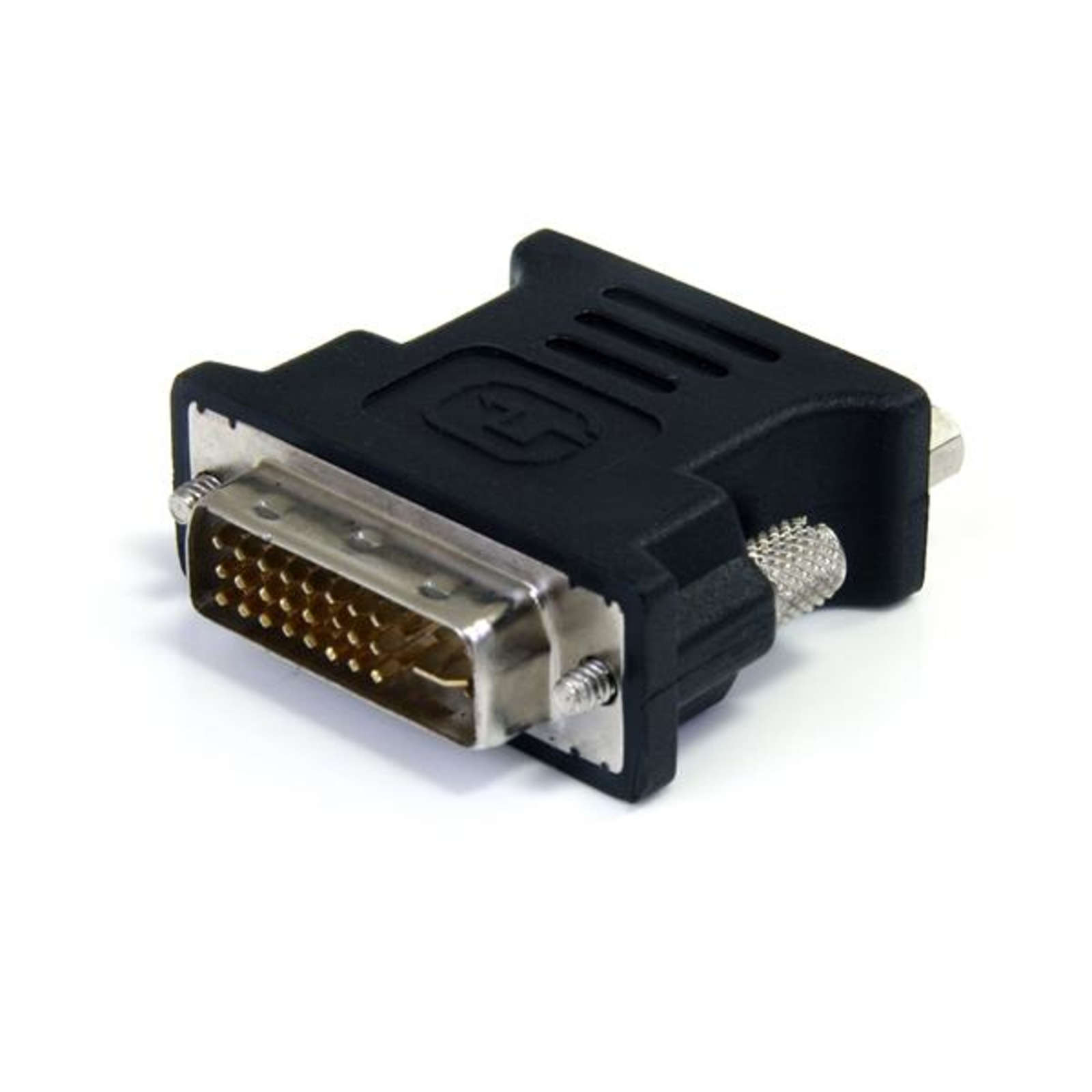 StarTech.com DVI to VGA Adapter M/M Black DVI to VGA Converter Monitor Adapter VGA Adapter DVI-I M