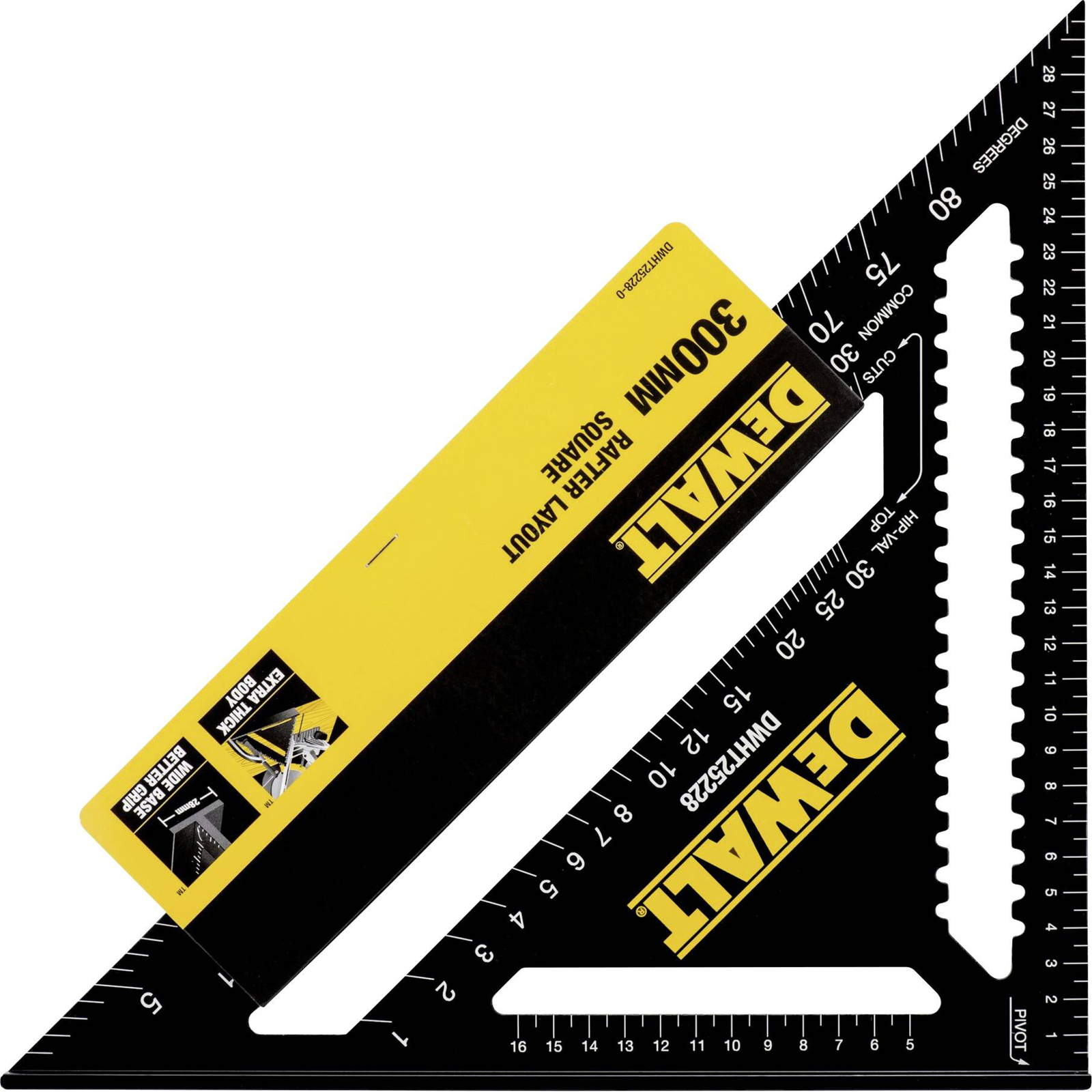 DeWalt Speed Square Stop Bracket 30cm Black