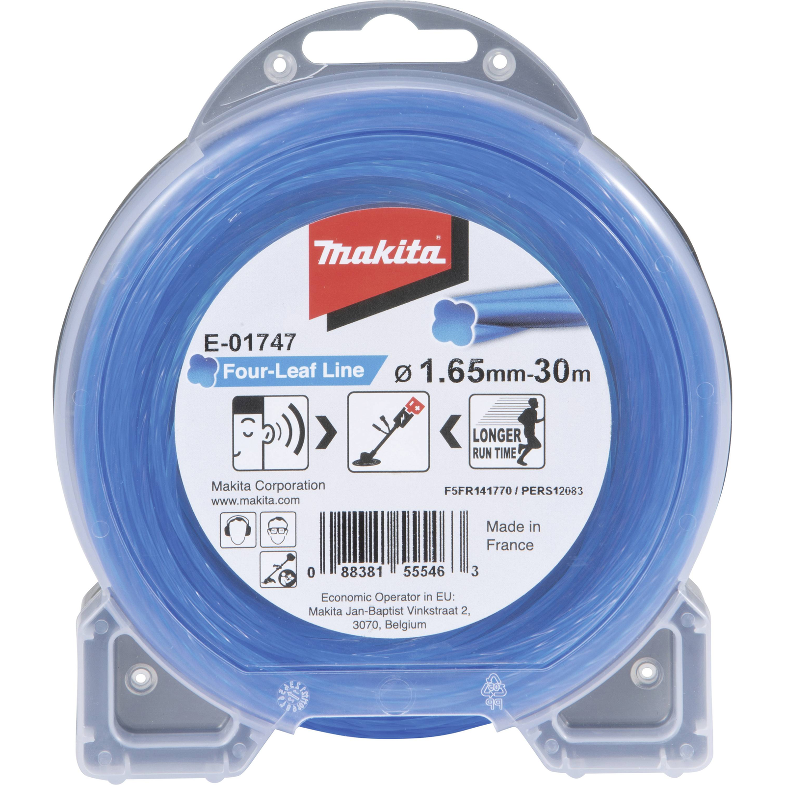 Makita Lawn Trimmer Line 1.65 Mm Length 30 M for Makita DUR181Z