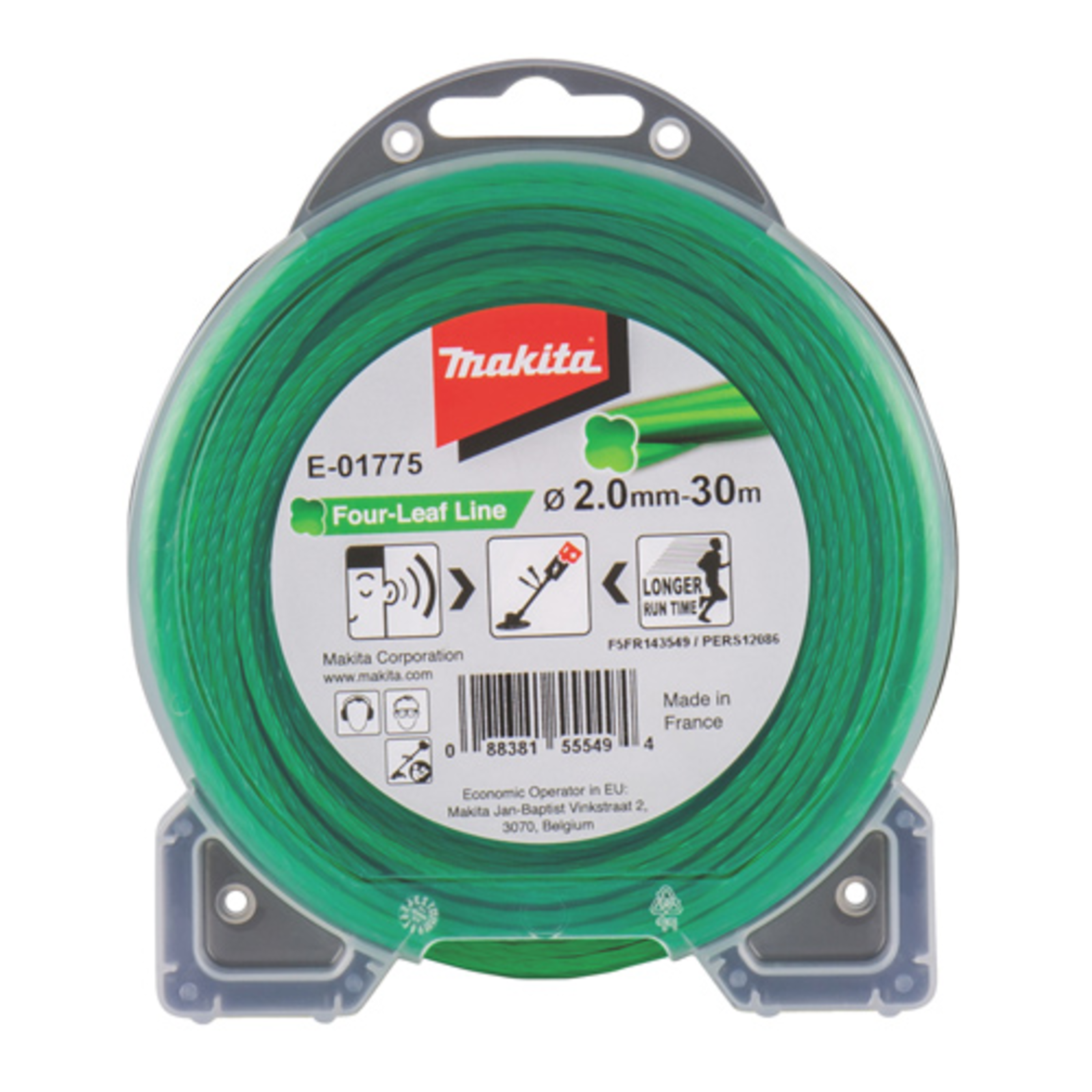 Makita Thread Pieces 2 Mm Length 30 M for Makita DUR368AZ DUR368LZ DUR369AZ