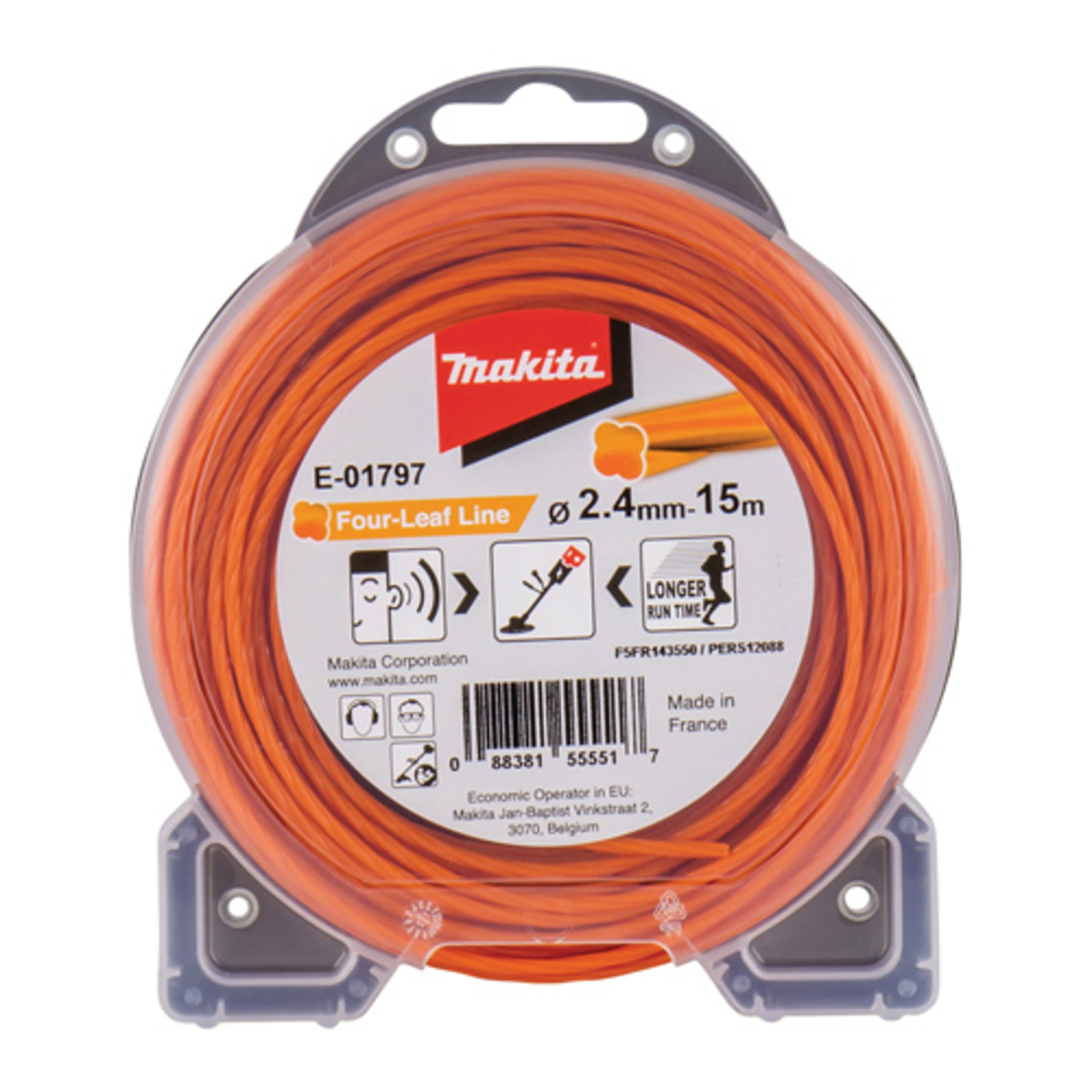 Makita Thread Pieces 2.4 Mm Length 15 M for P/N DUR191UZX3