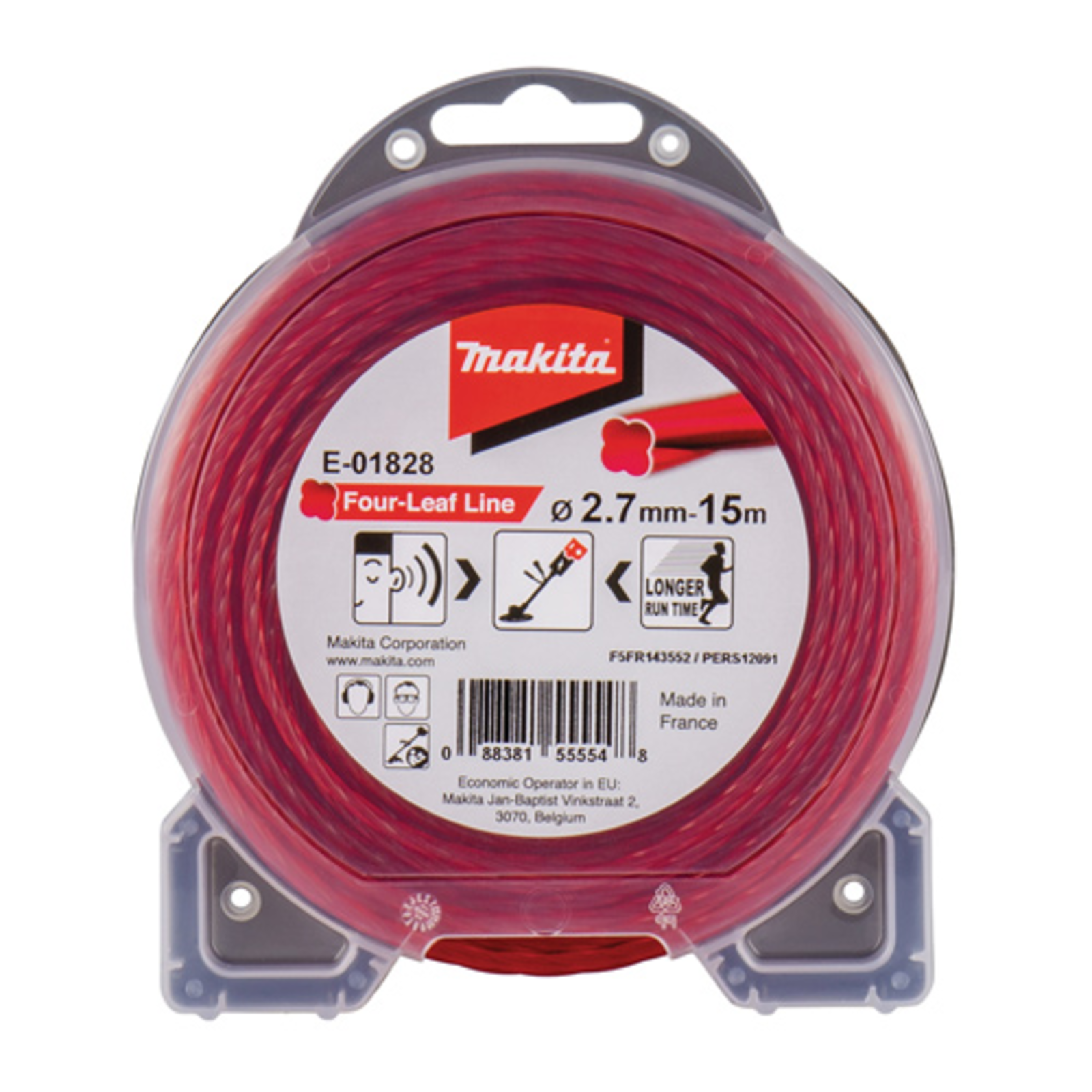 Makita Trimmer Line for Grass Length 15 M