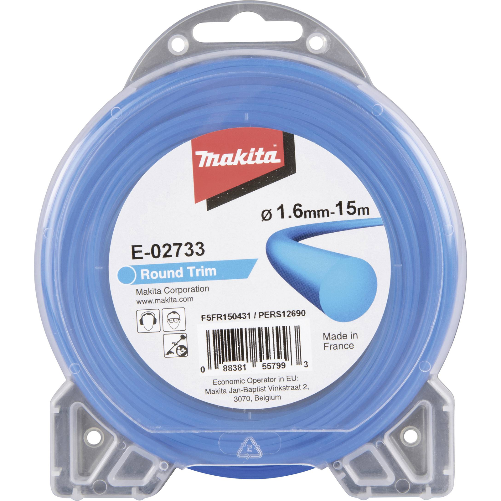 Makita Trimmer Line for Grass 1.6 Mm Length 15 M