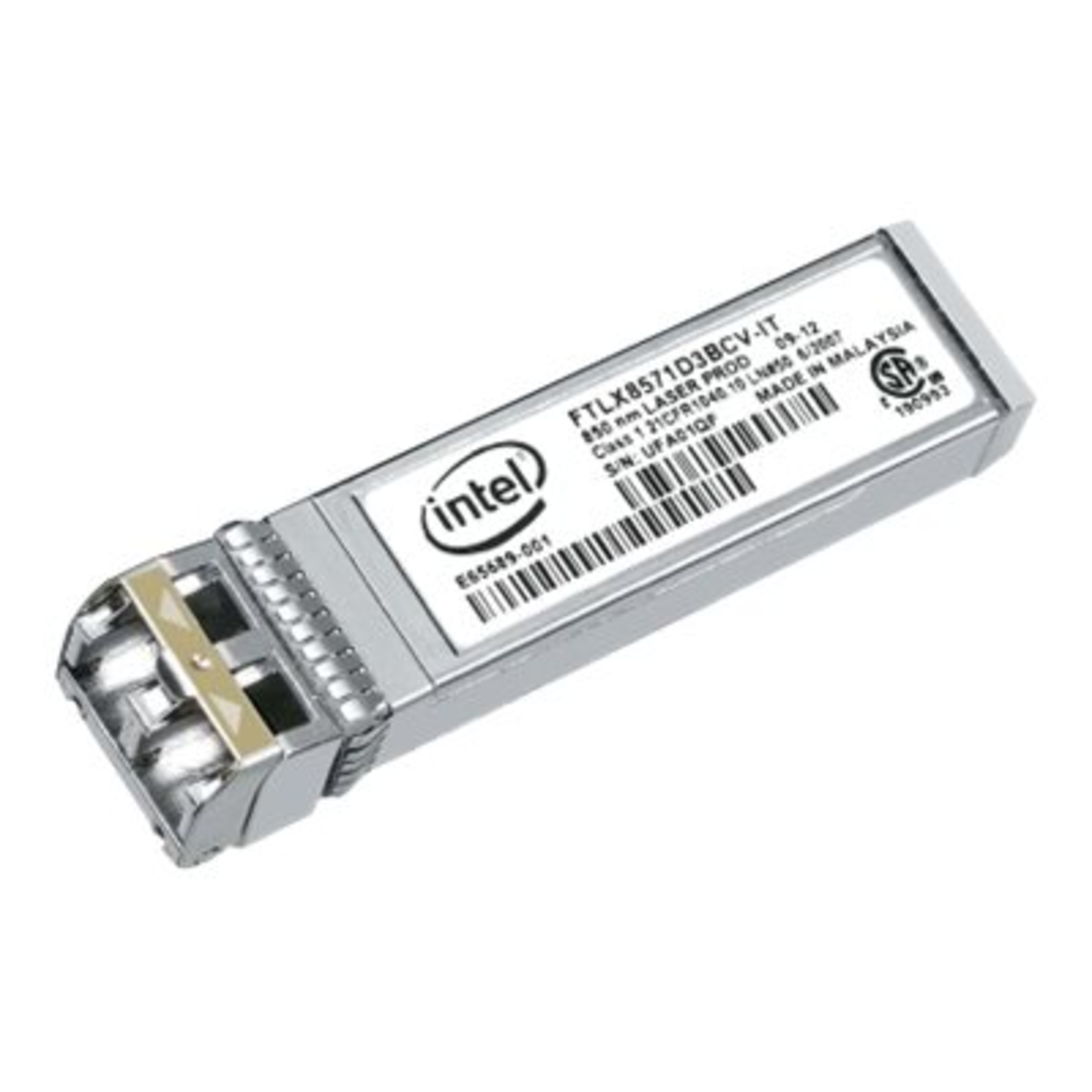 Intel Ethernet SFP+ SR Optics Transceiver Module 10GbE 1000Base-SX 10GBase-SR LC 850 Nm