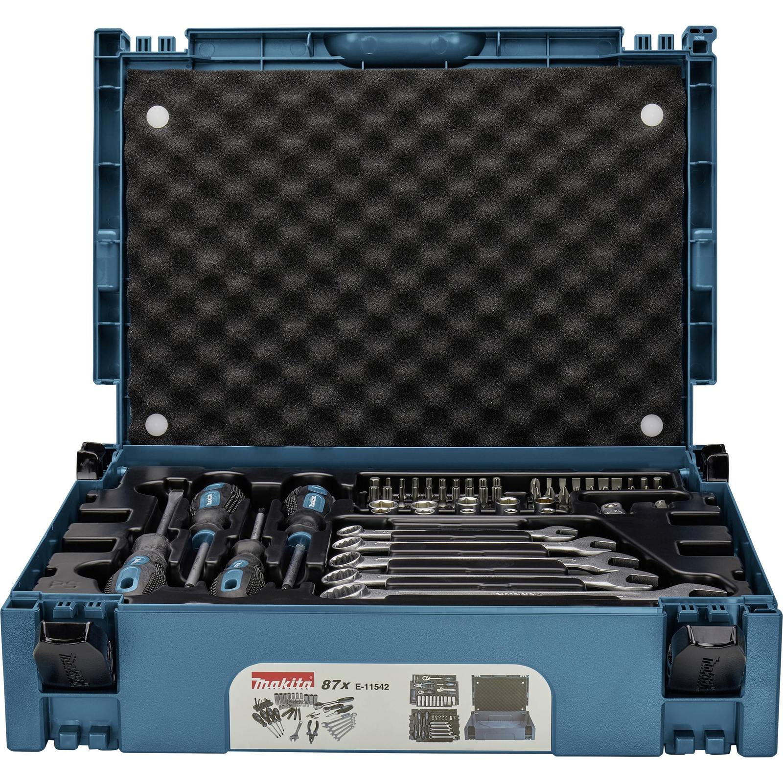 Makita E-11542 Tool Set 87 Pcs. in MAKPAC Size 1