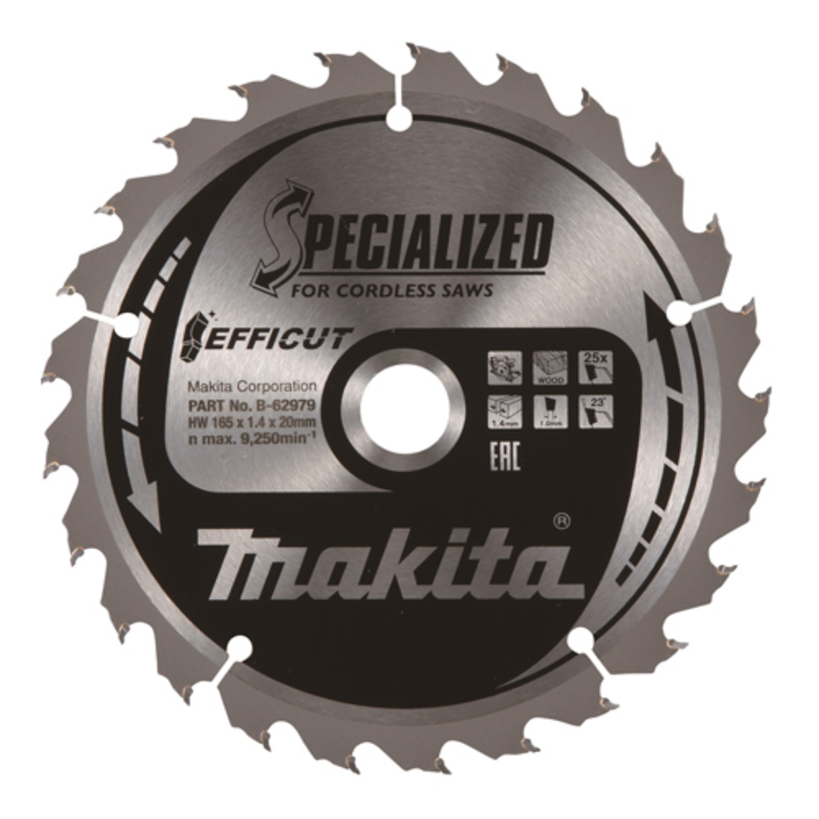 Makita Specialized EFFICUT Circular Saw Blade for Wood