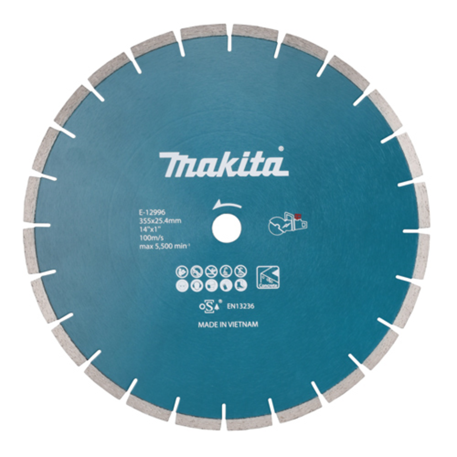 MAKITA Diamond Blade Suitable Cordless Cut-off Grinder CE001G CE001GZ Cutting Depth 127mm Diameter