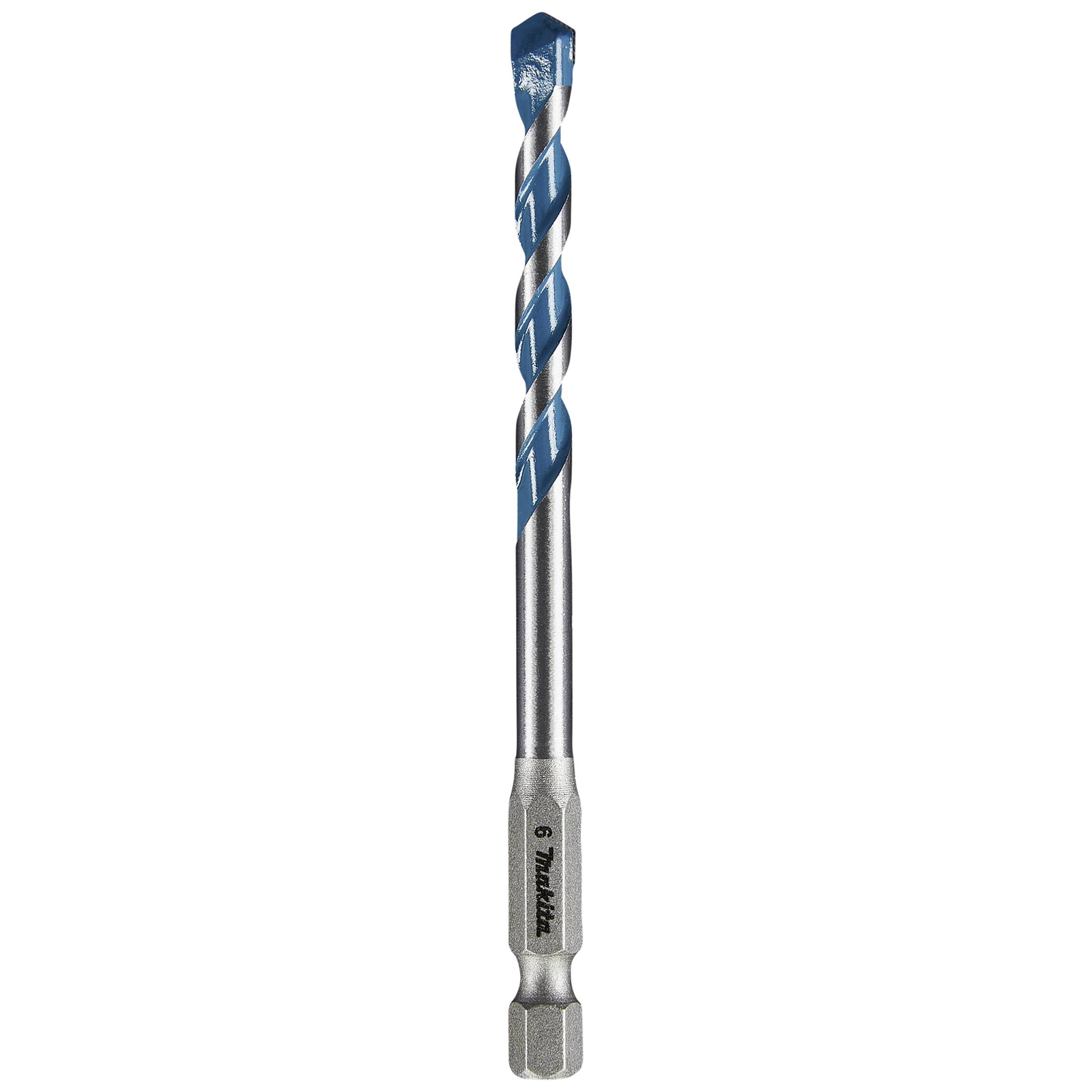 Makita Carbide Multi-purpose Drill Bit 1 Piece 6mm Total Length 100mm 1/4inch 6.3mm Hexagon Socket