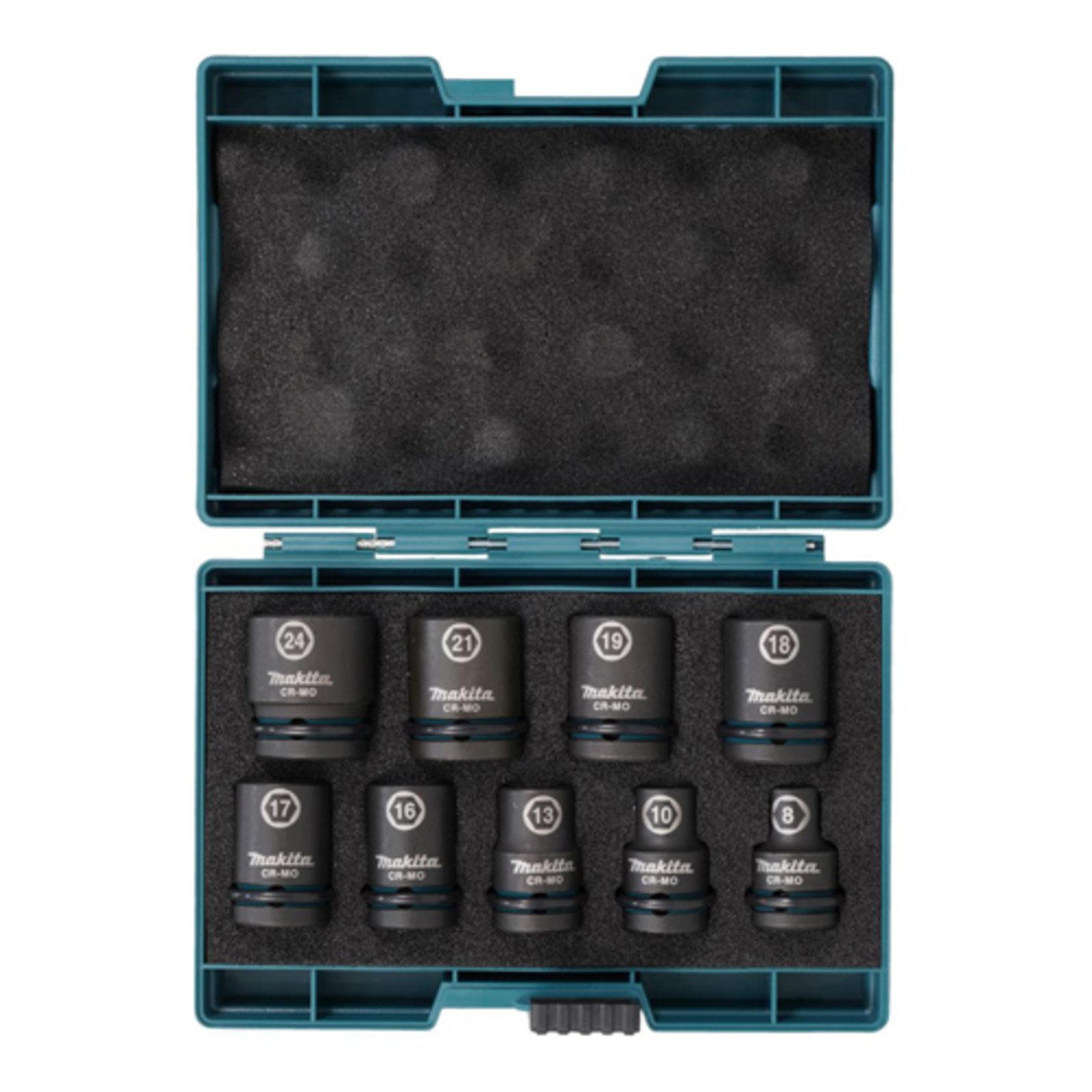 Makita E-16564 Socket Set 1/2 Inch 9-piece