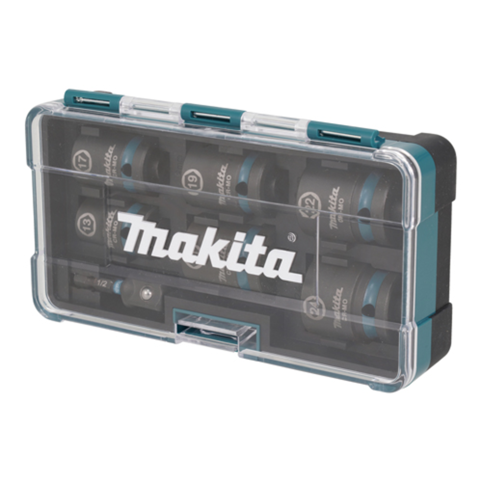 Makita E-16592 Socket Set Black Turquoise 1 Head/heads 1/2 Inch Metric 13.1